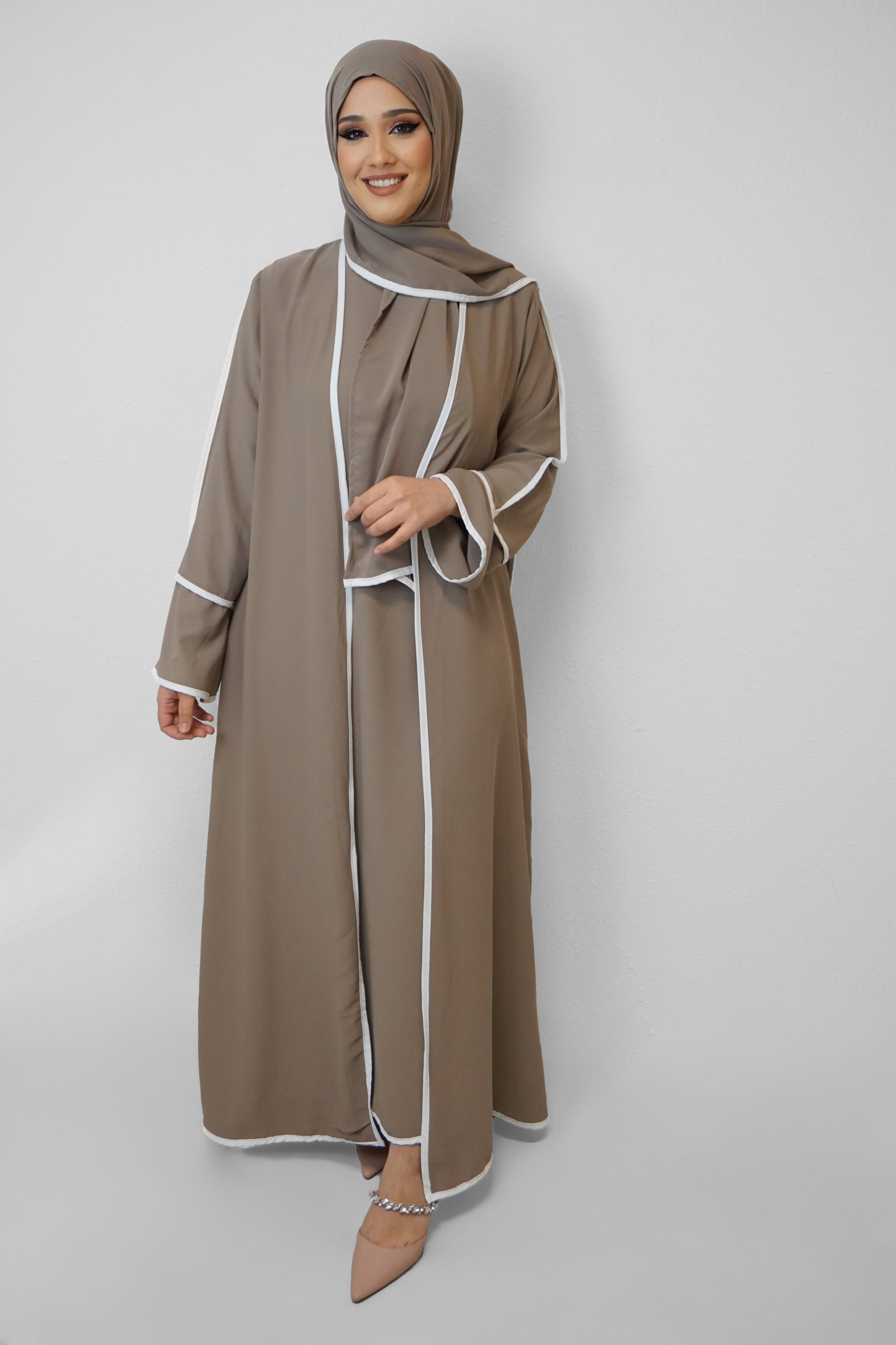 Abaya Budoor Taupe