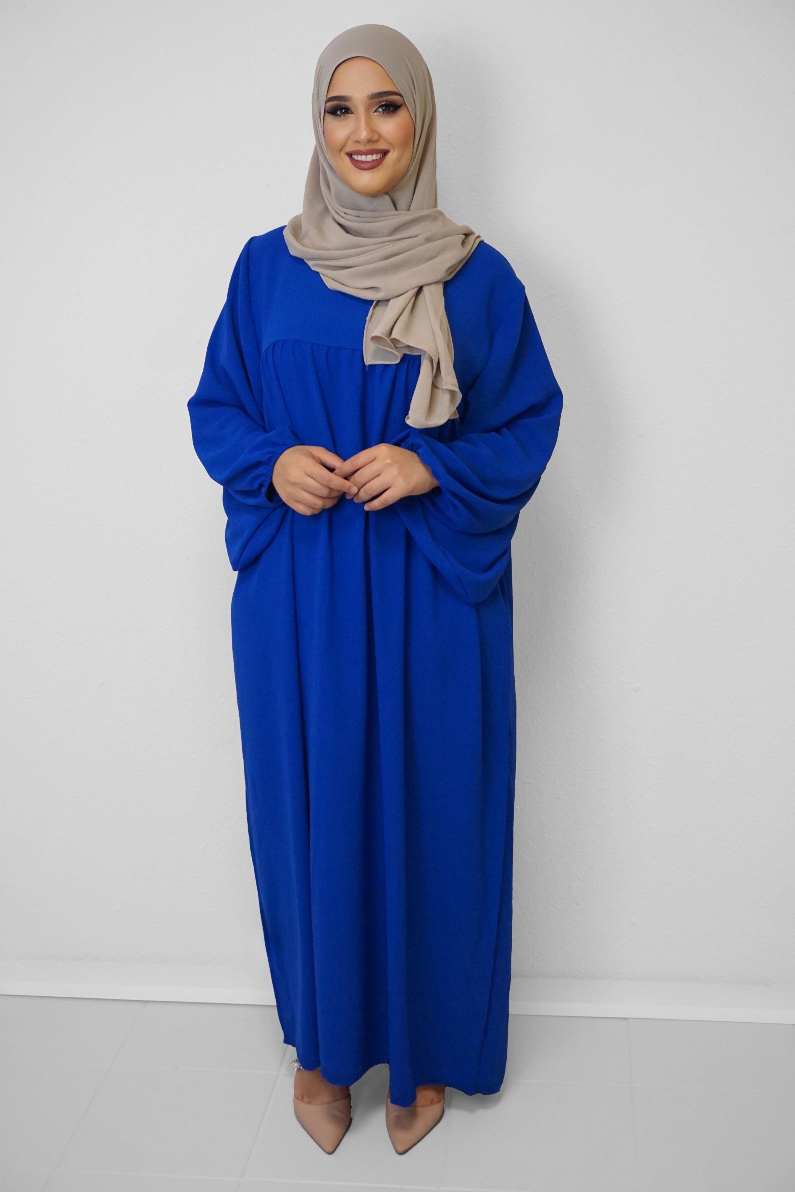 Abaya Faryal Leuchtblau