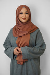 Satin Classic Hijab Rost