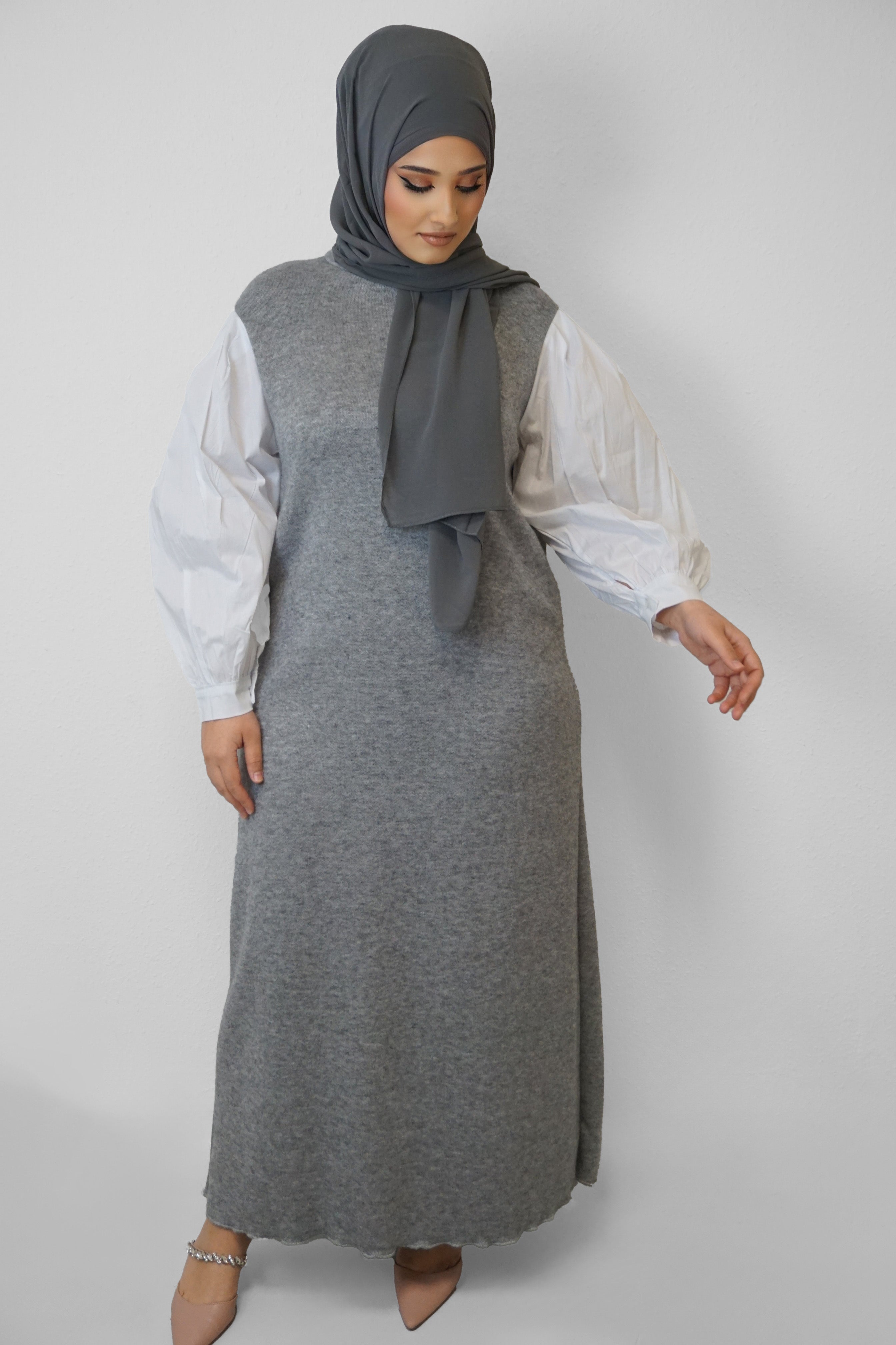 Kleid Dana Grau