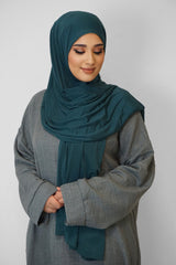 Premium Jersey Hijab Dunkeltürkis