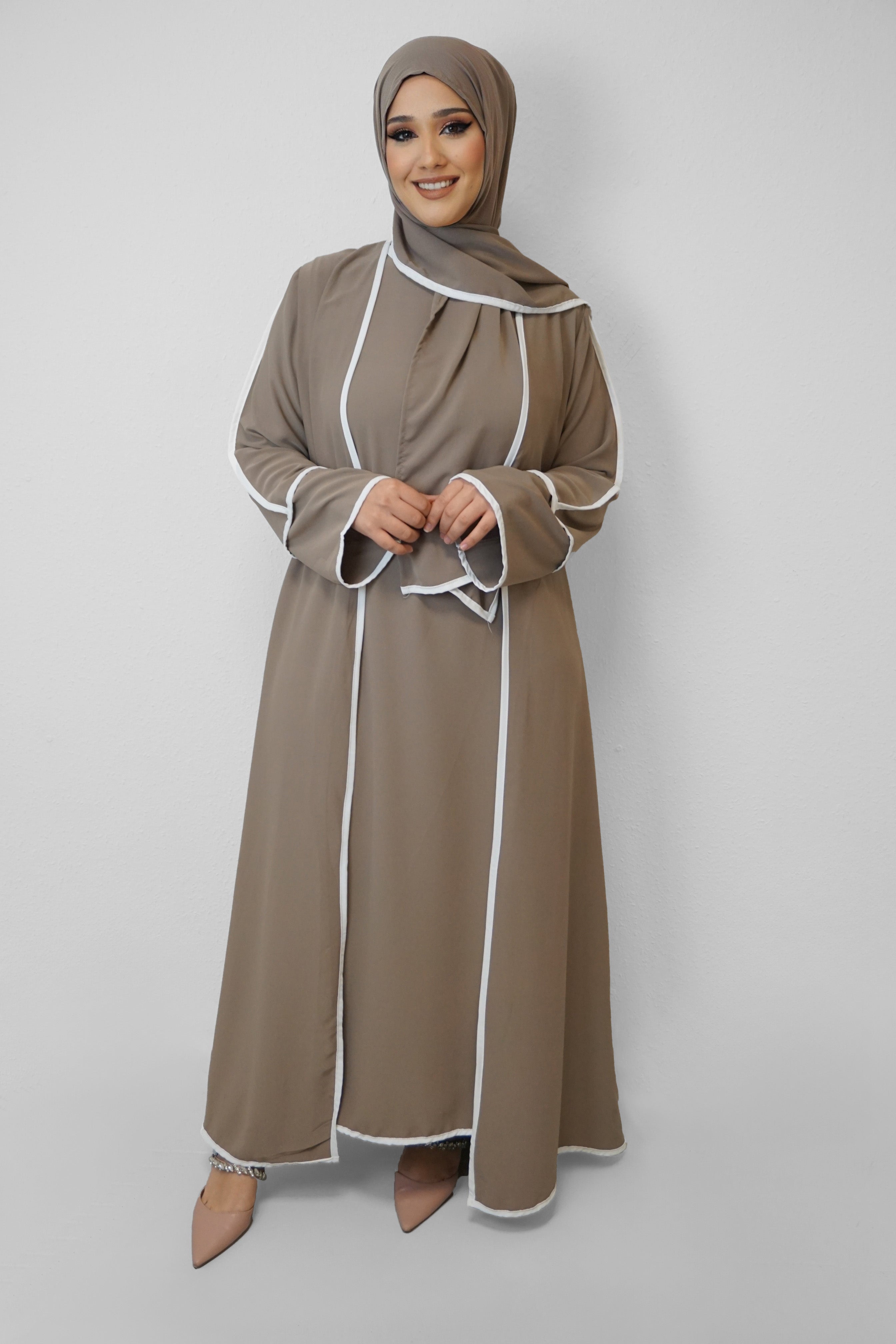 Abaya Budoor Taupe