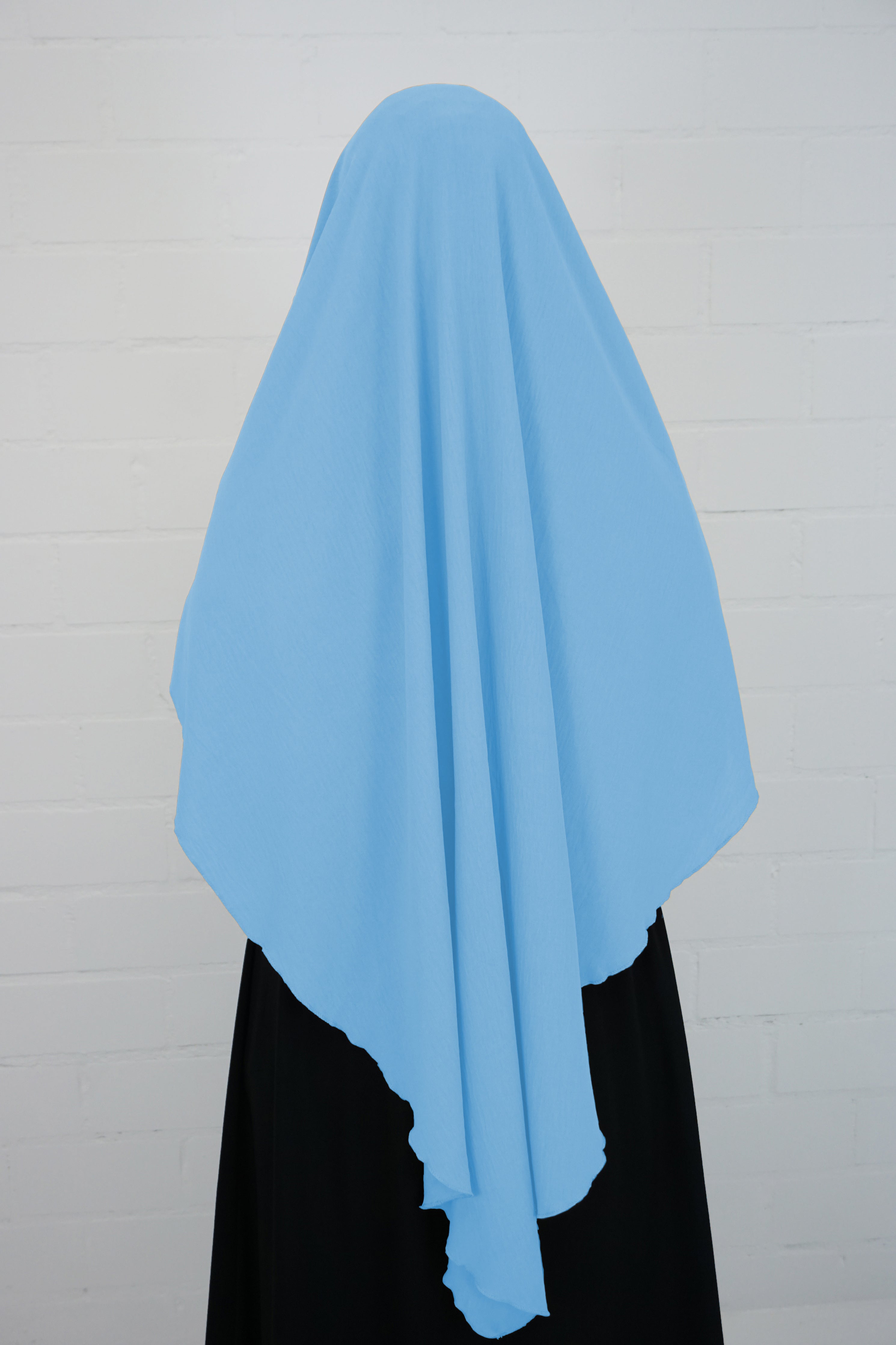 Jazz Khimar 1-lagig Wasserblau