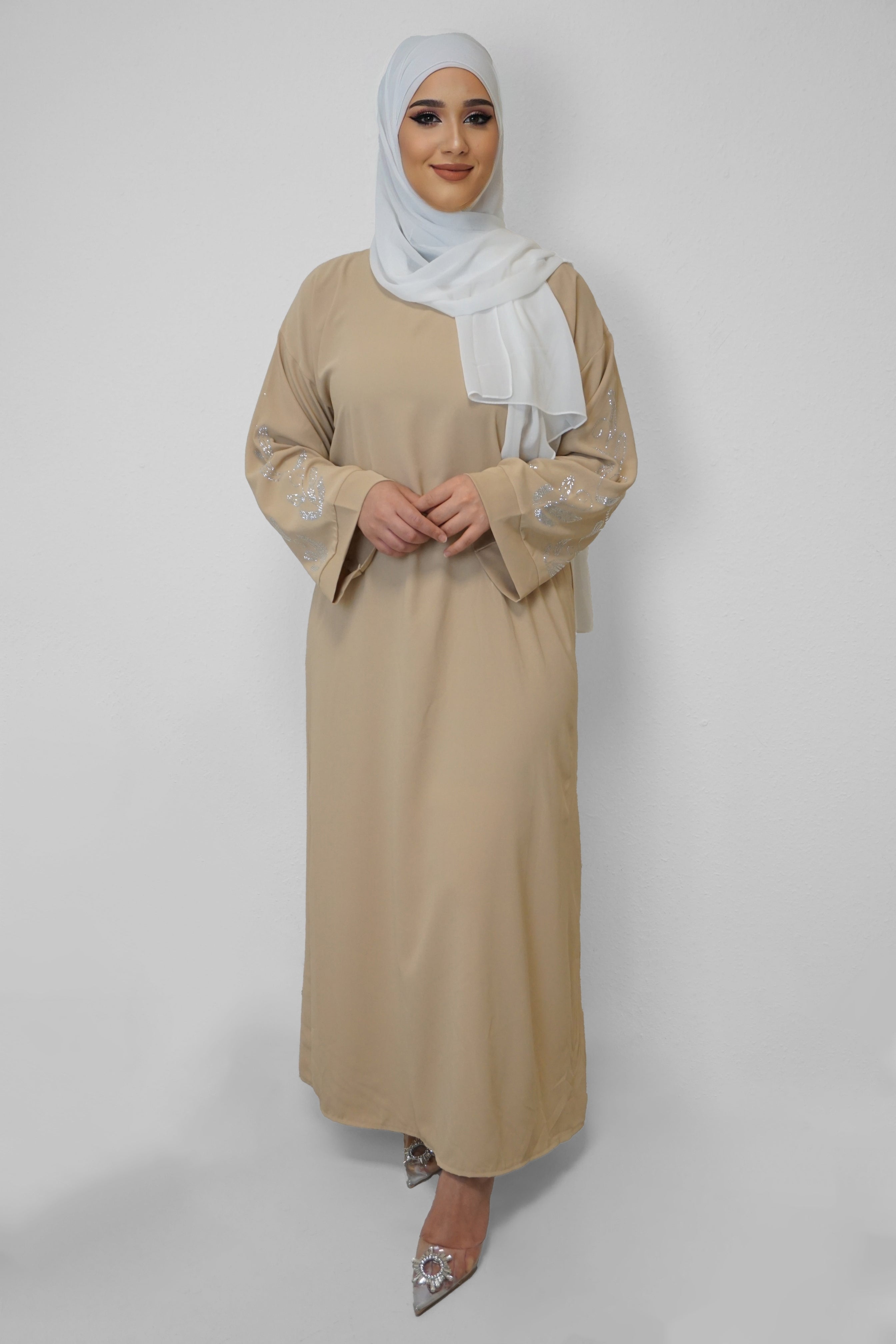 Abaya Basima Beige