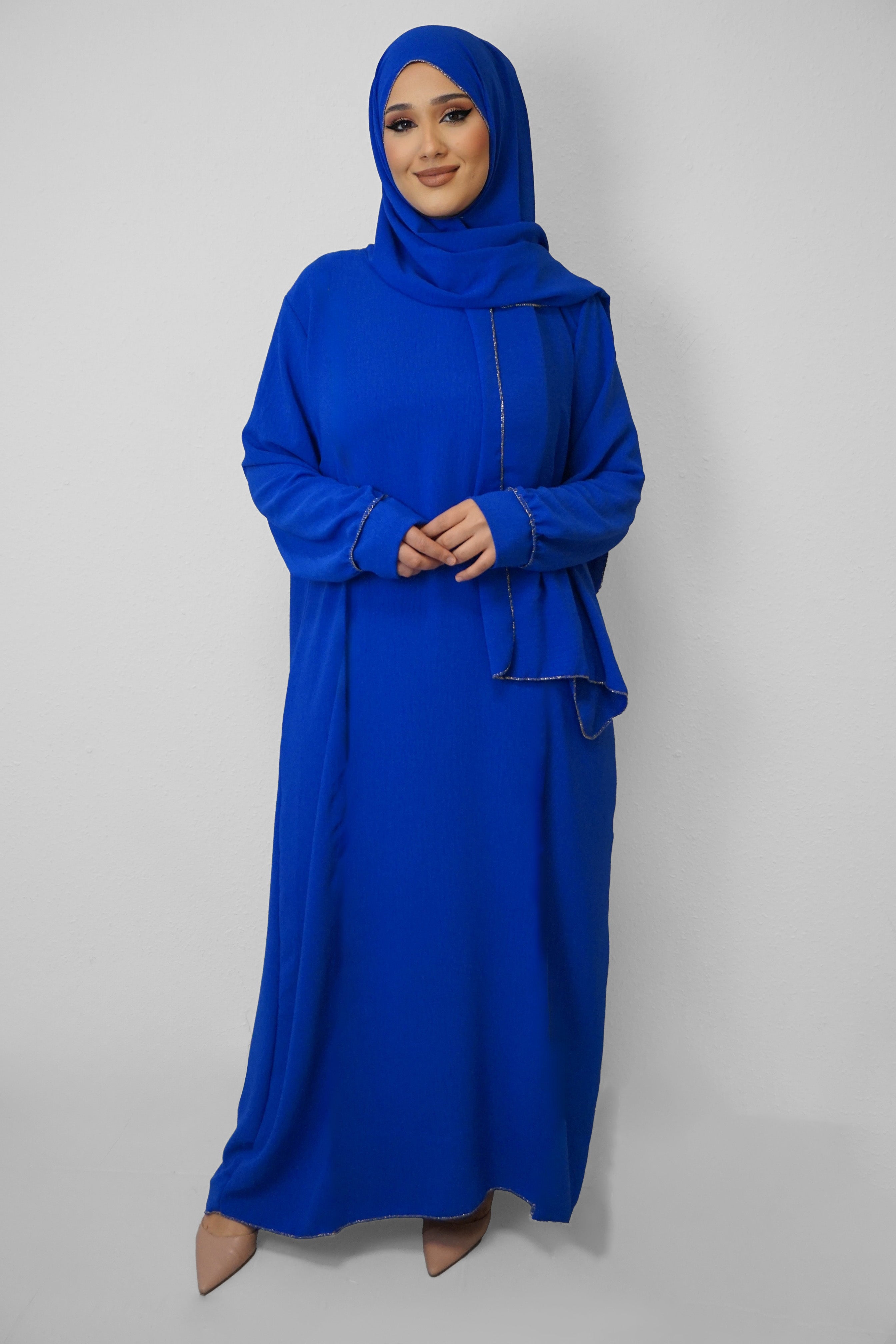 Abaya Cherin Royalblau