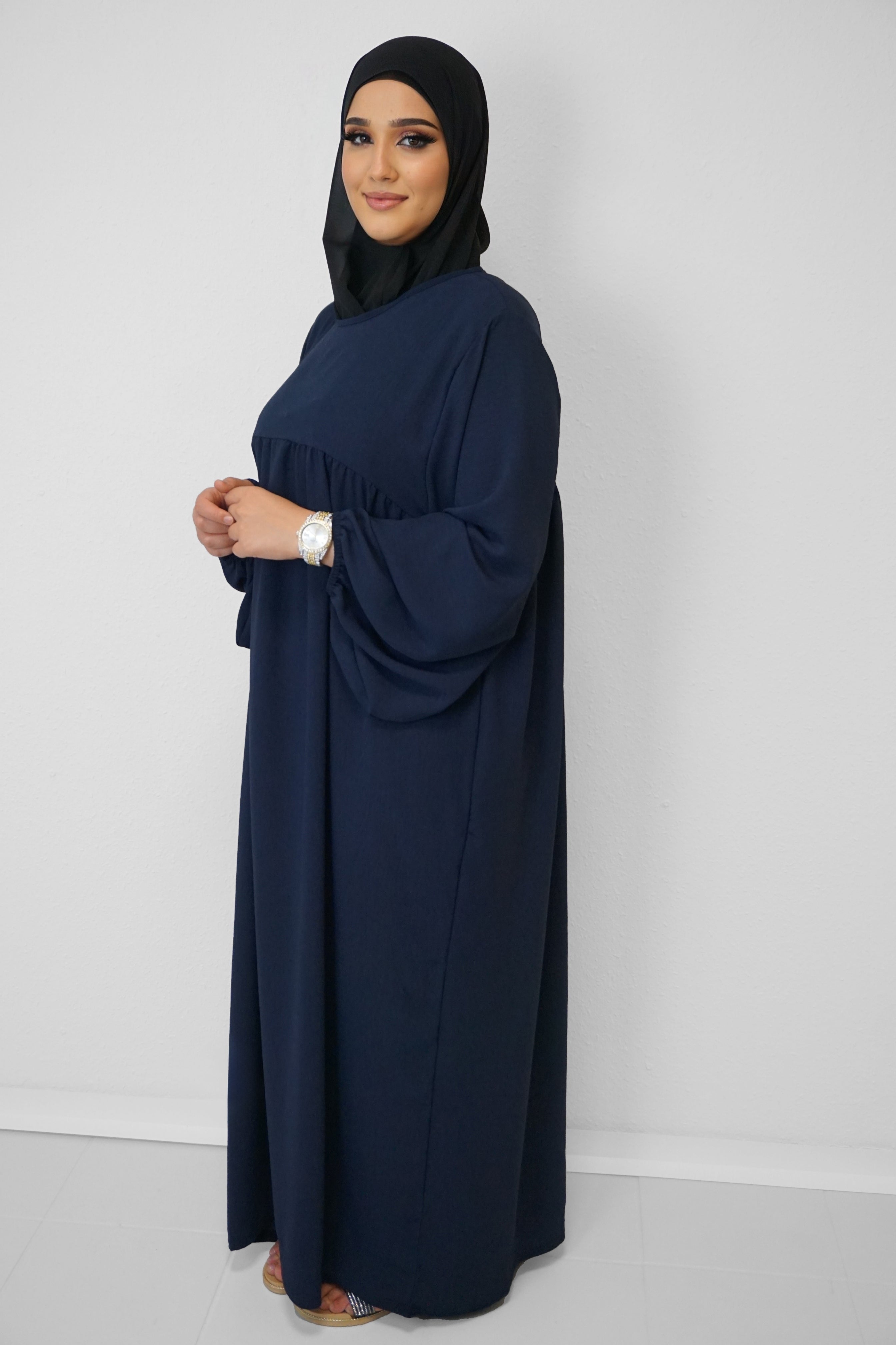 Abaya Faryal Dunkelblau