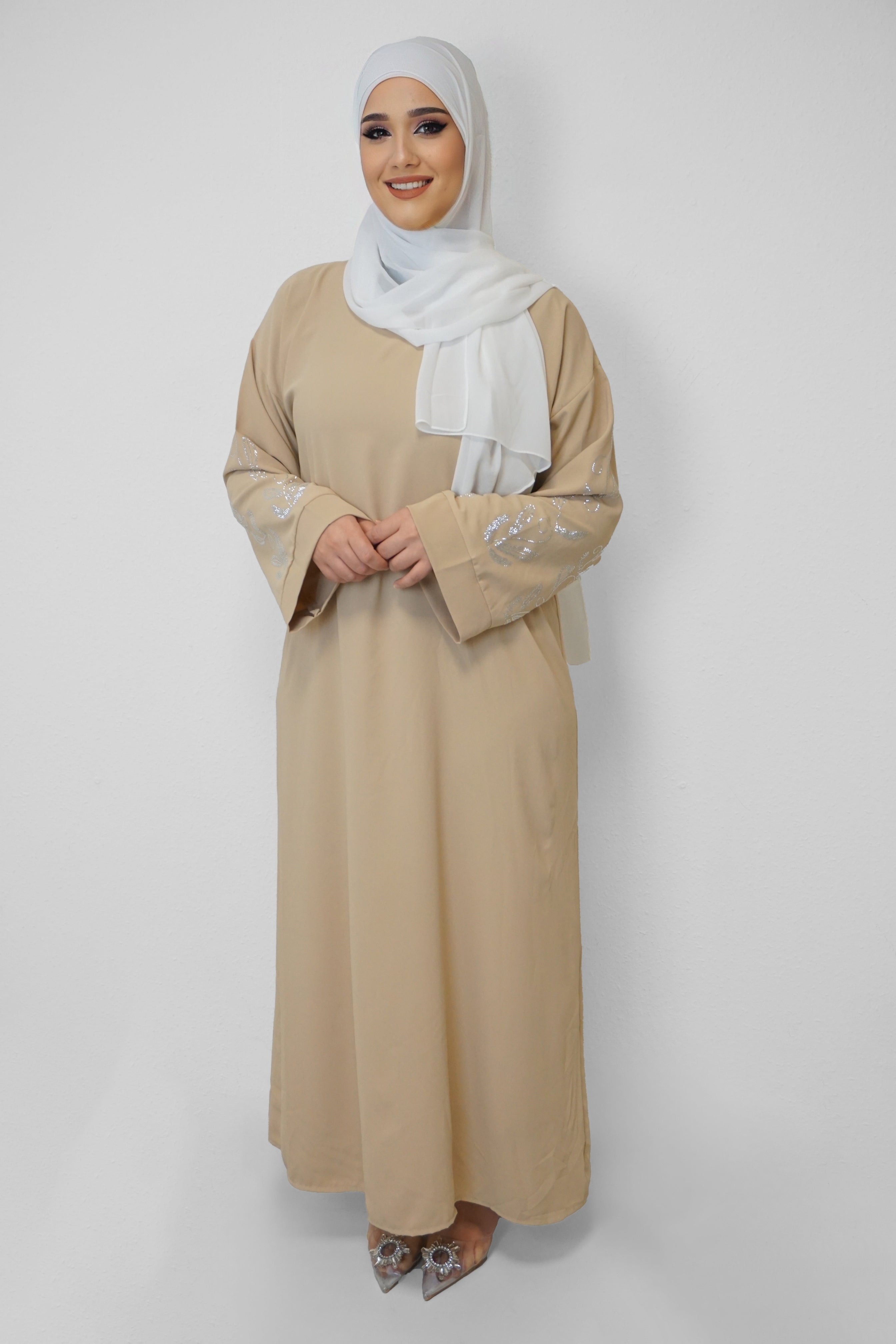 Abaya Basima Beige