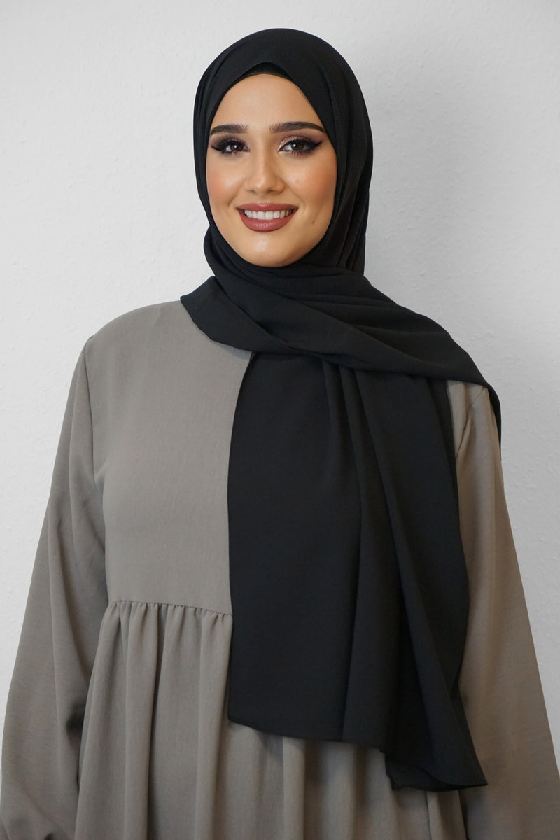 Crep Hijab Schwarz