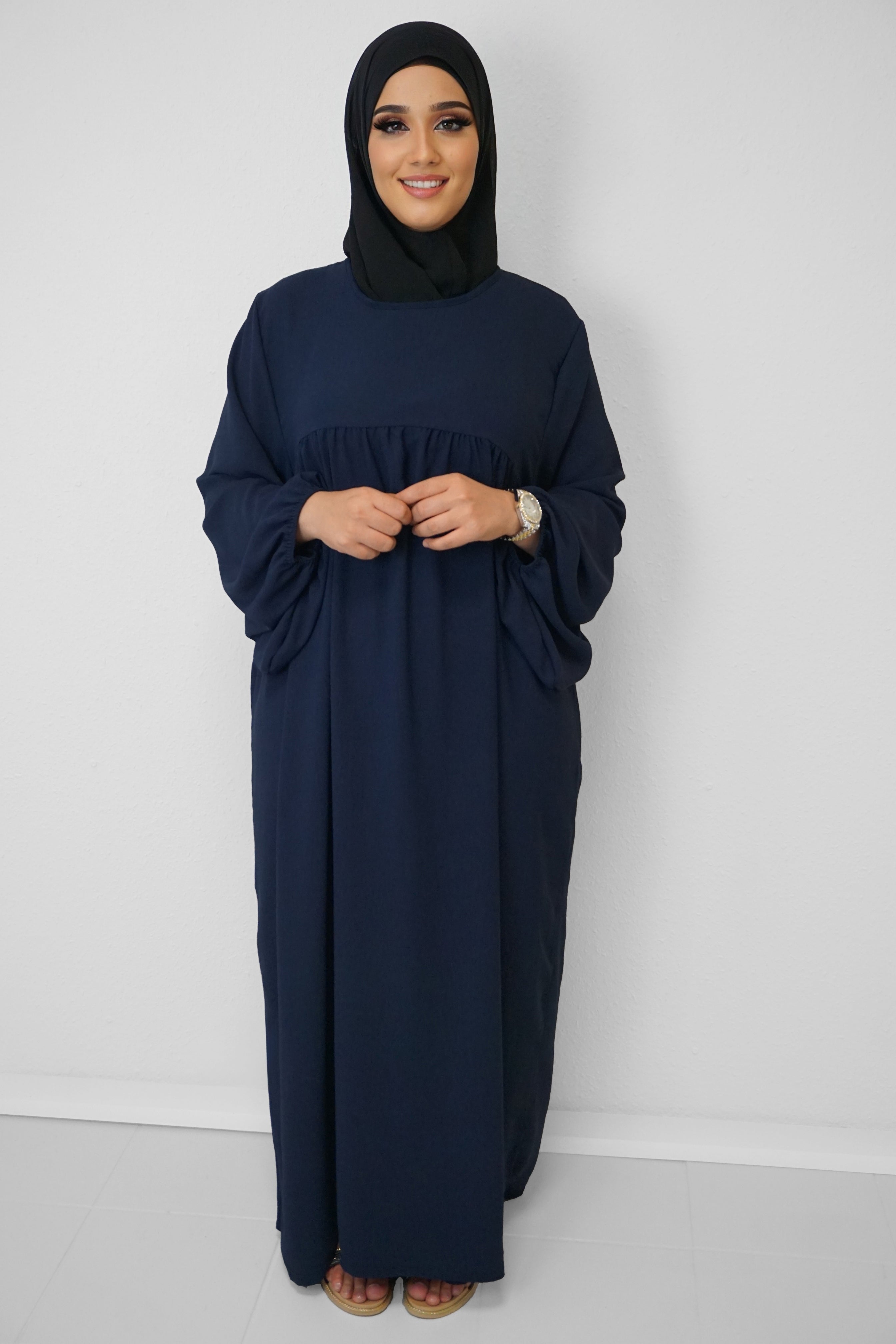 Abaya Faryal Dunkelblau