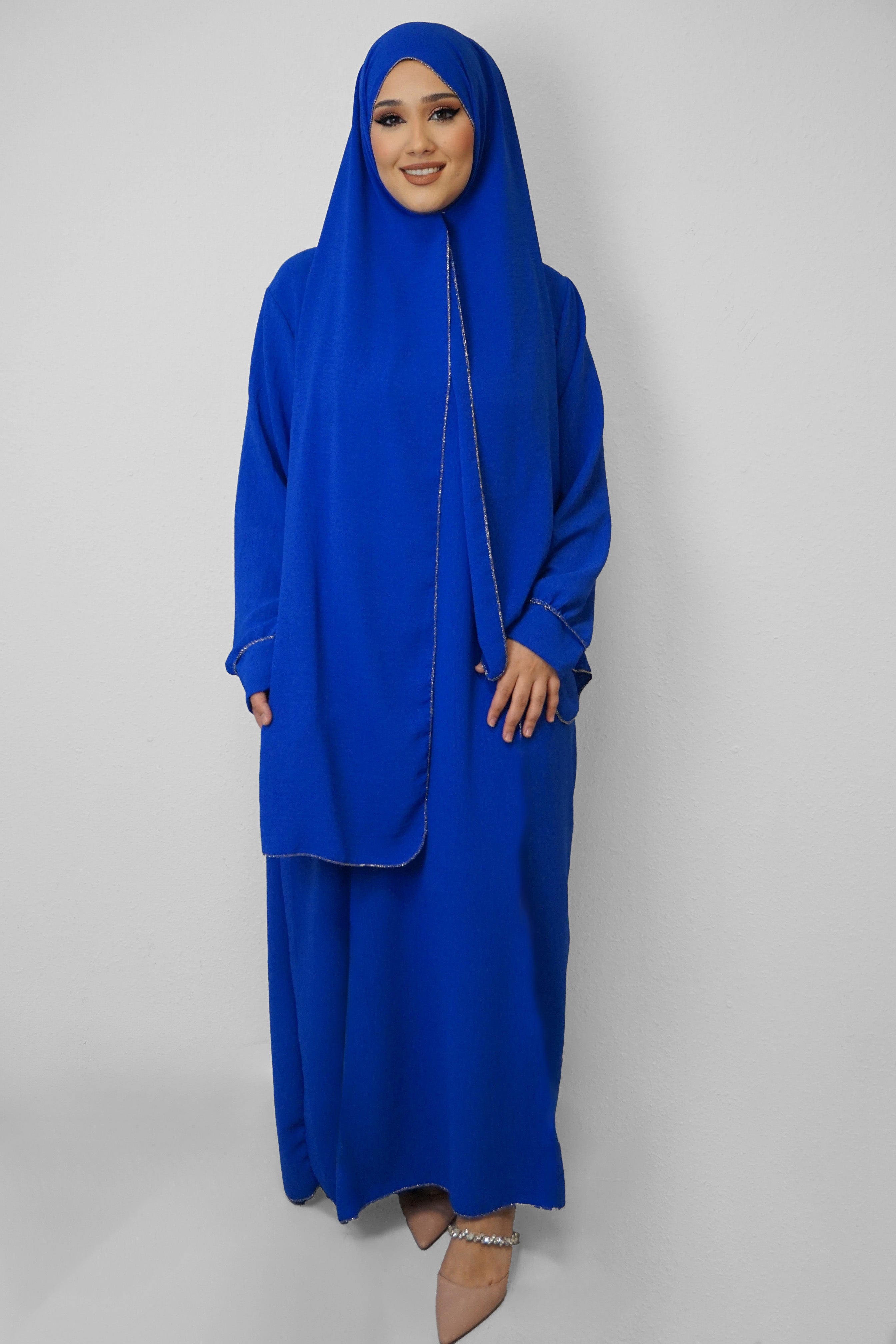 Abaya Cherin Royalblau