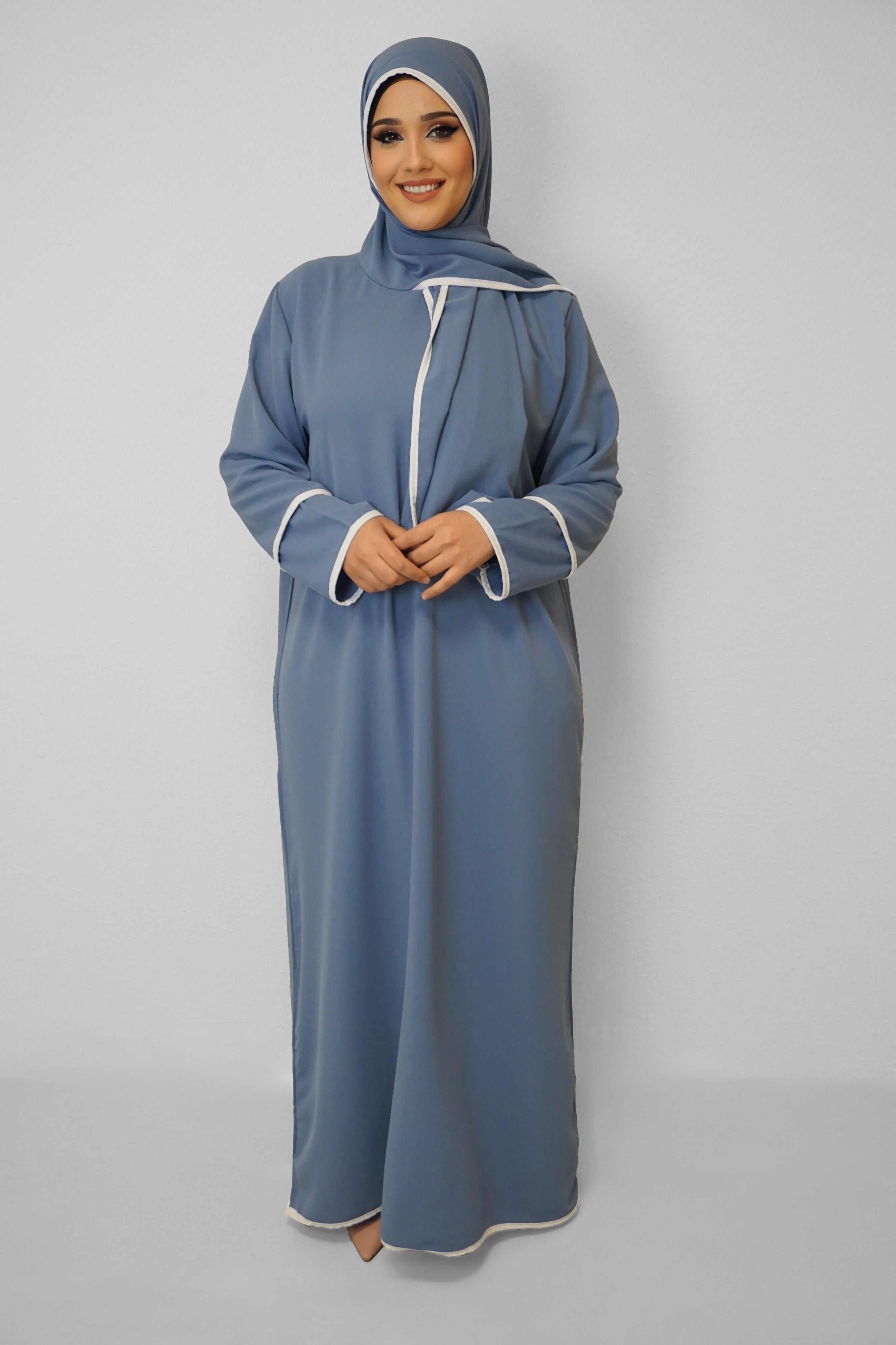 Abaya Kahleda Hellblau