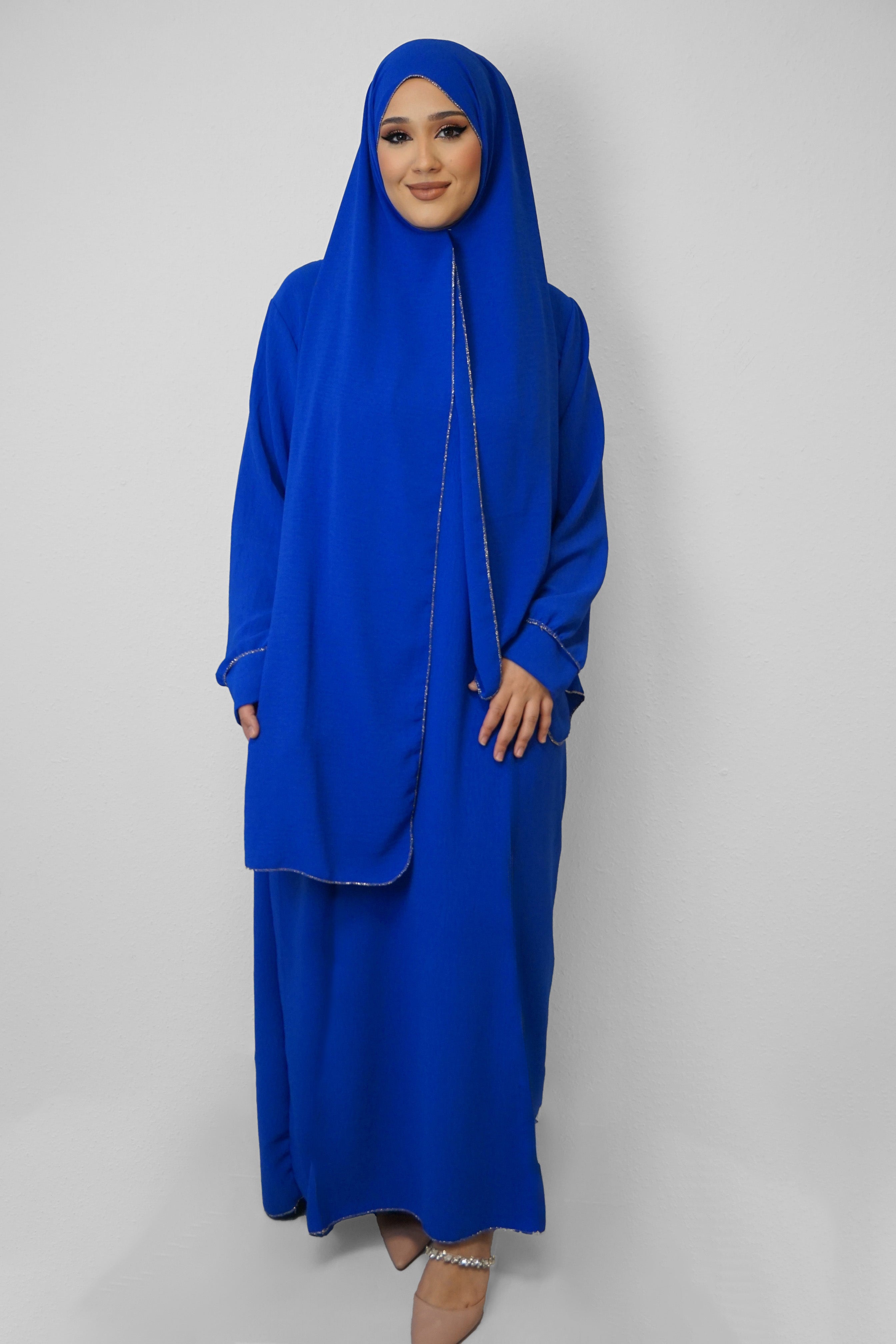 Abaya Cherin Royalblau