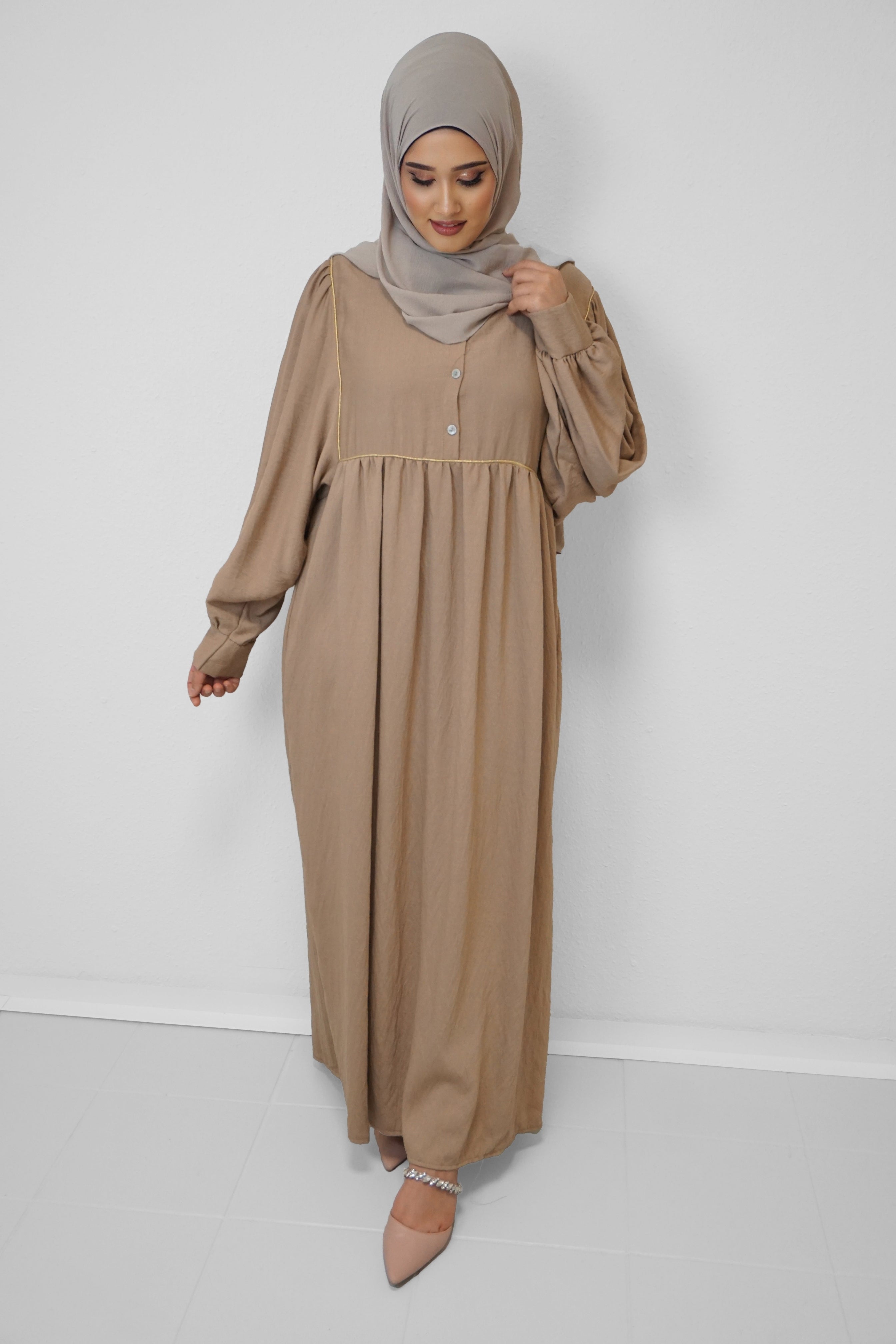 Abaya Mali Beige