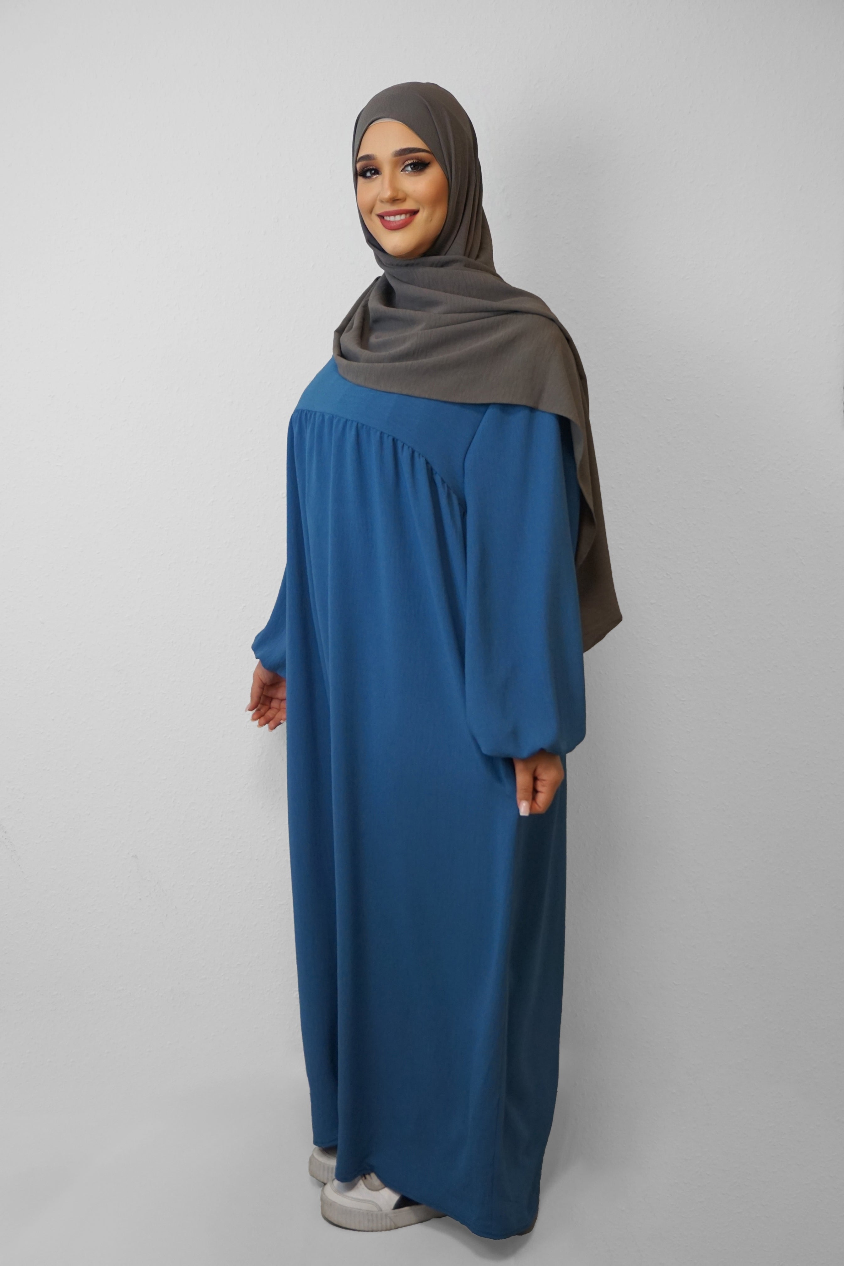 Abaya Faryal Jeansblau