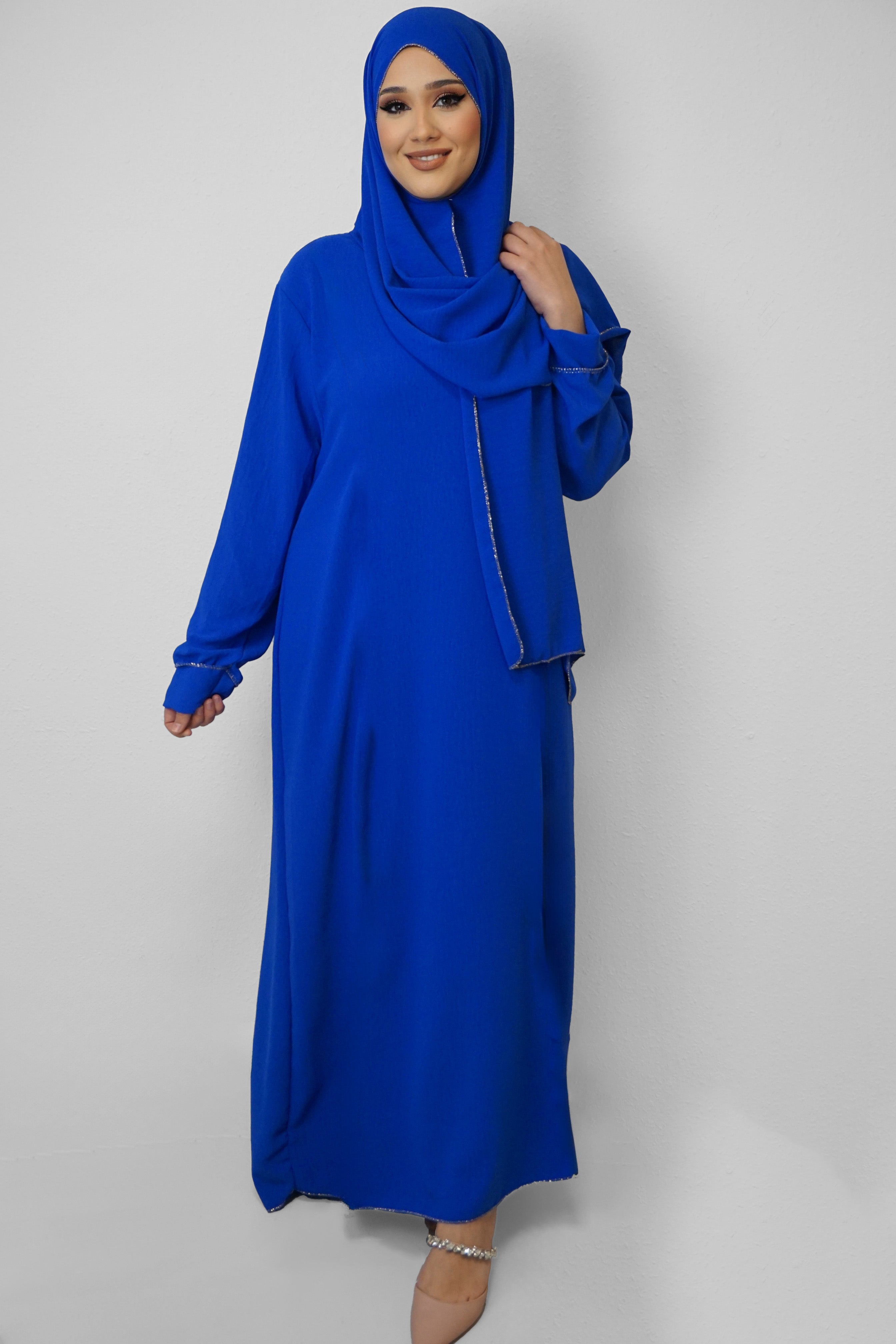 Abaya Cherin Royalblau