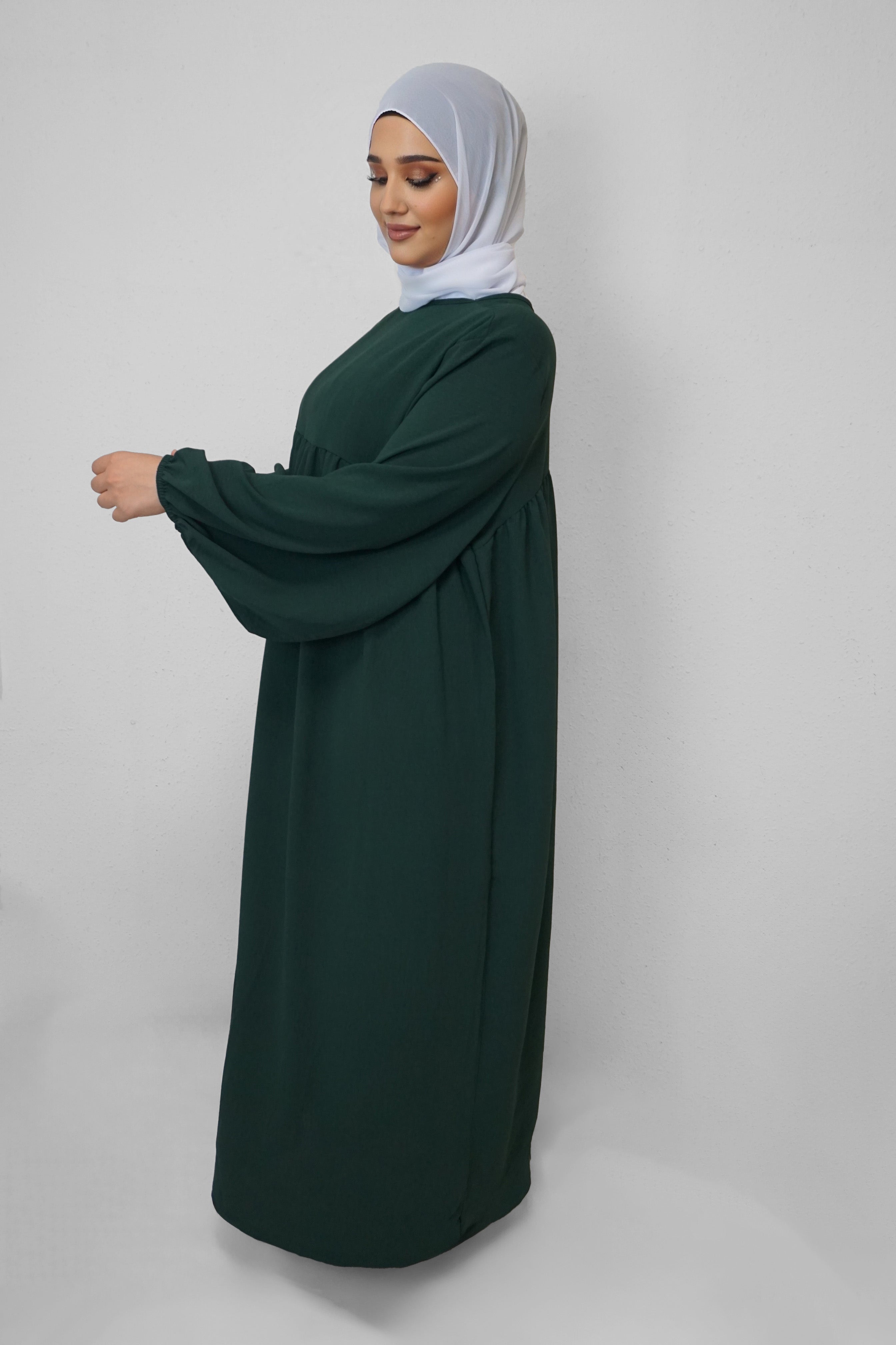 Abaya Faryal Smaragdgrün