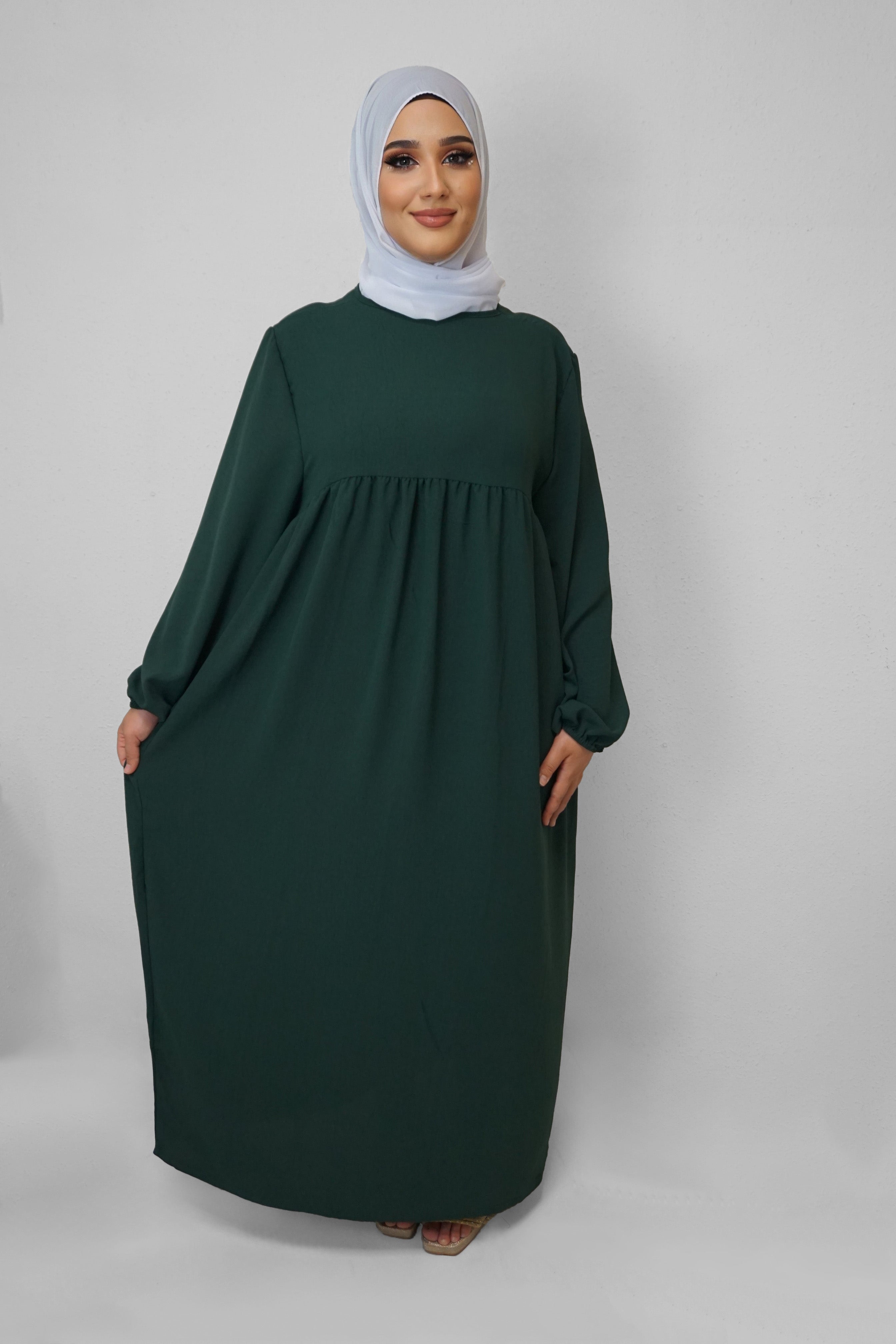 Abaya Faryal Smaragdgrün