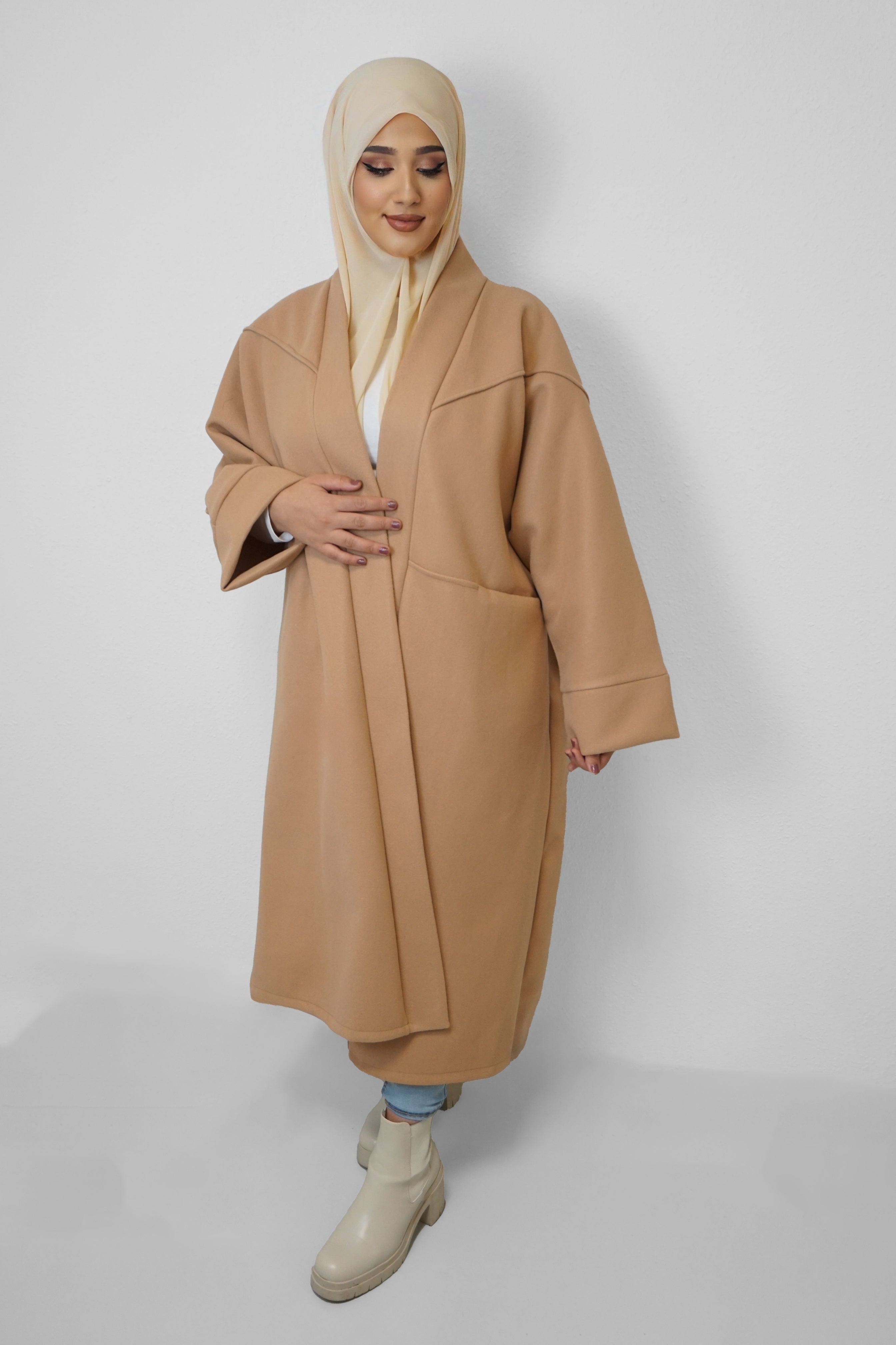 Cardigan Qamar Light Camel