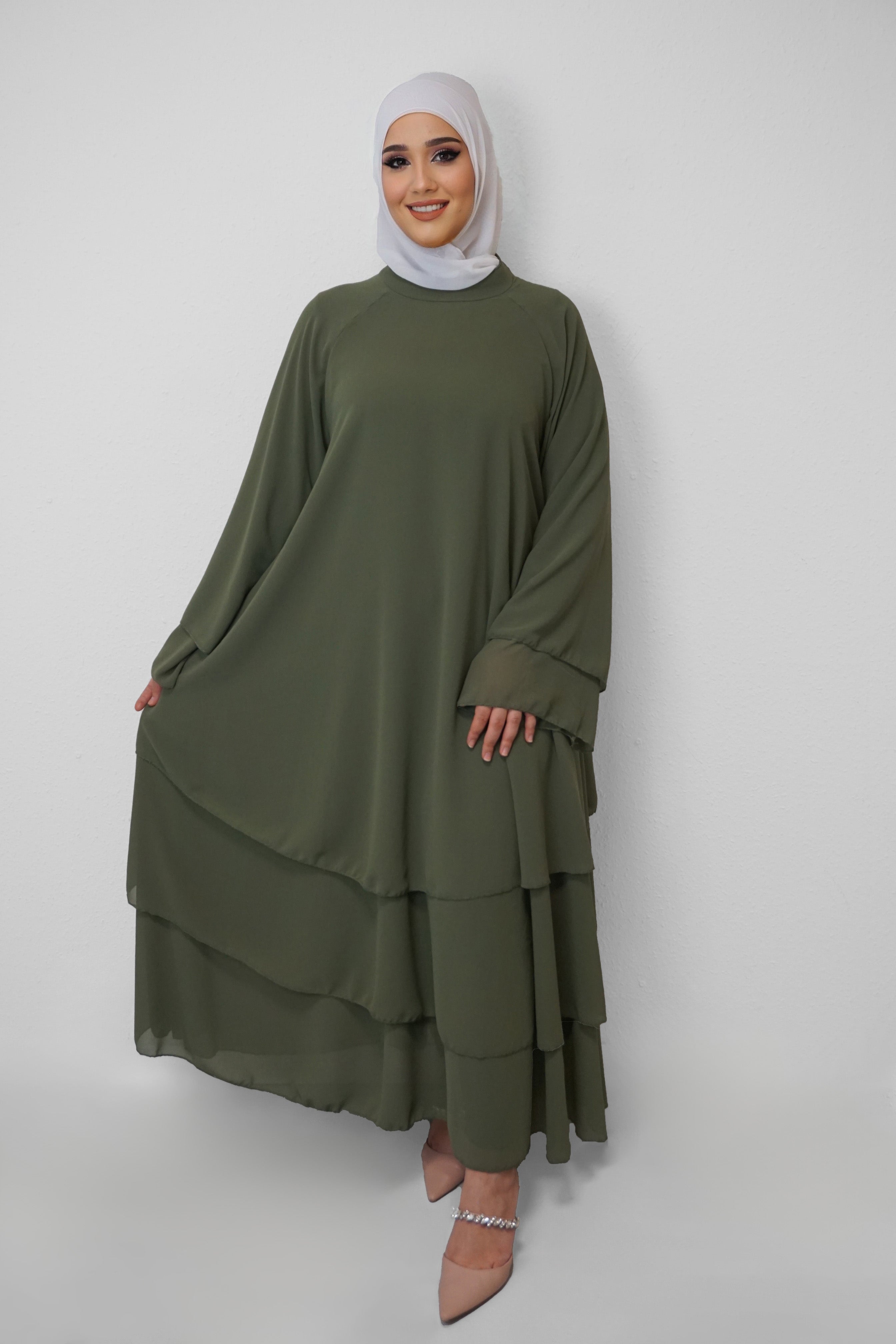 Abaya Chalisa Moosgrün