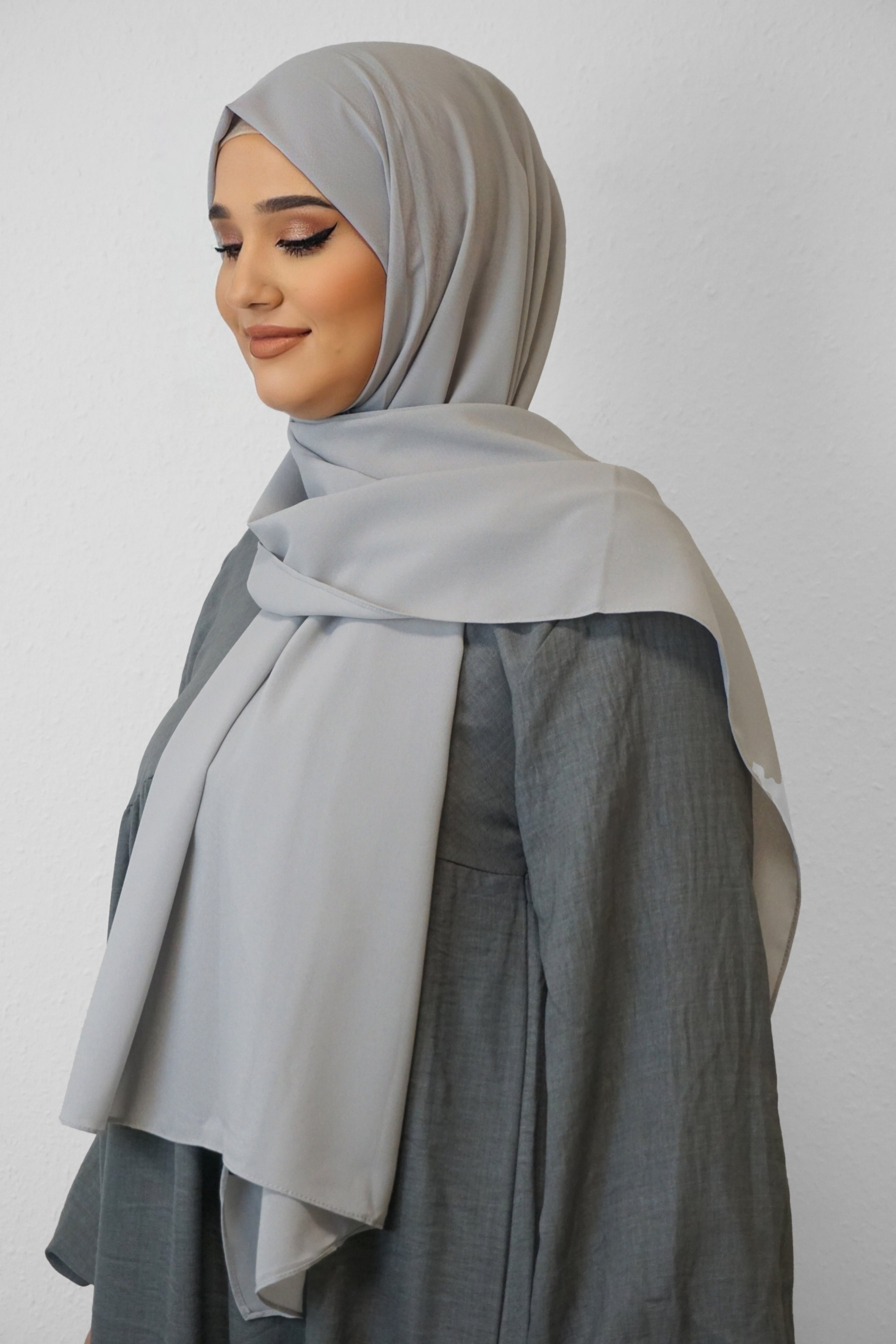Crep Hijab Hellgrau