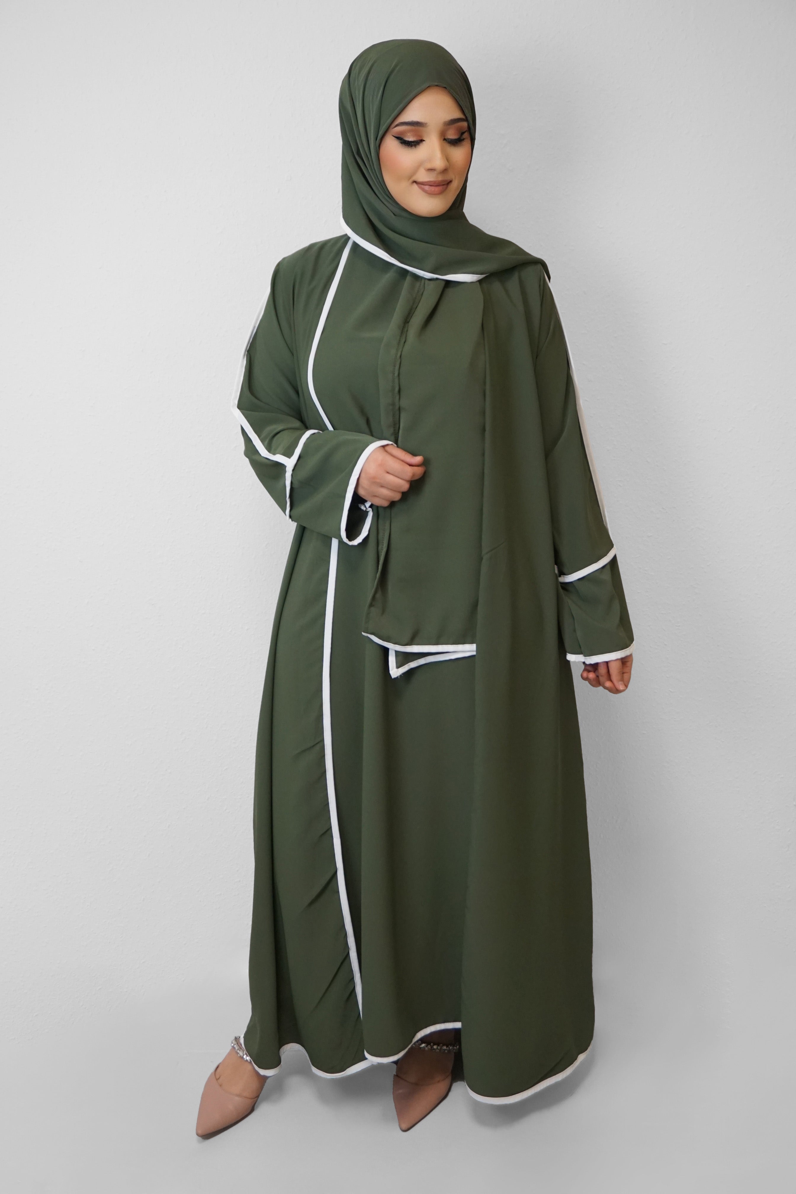 Abaya Budoor Oliv