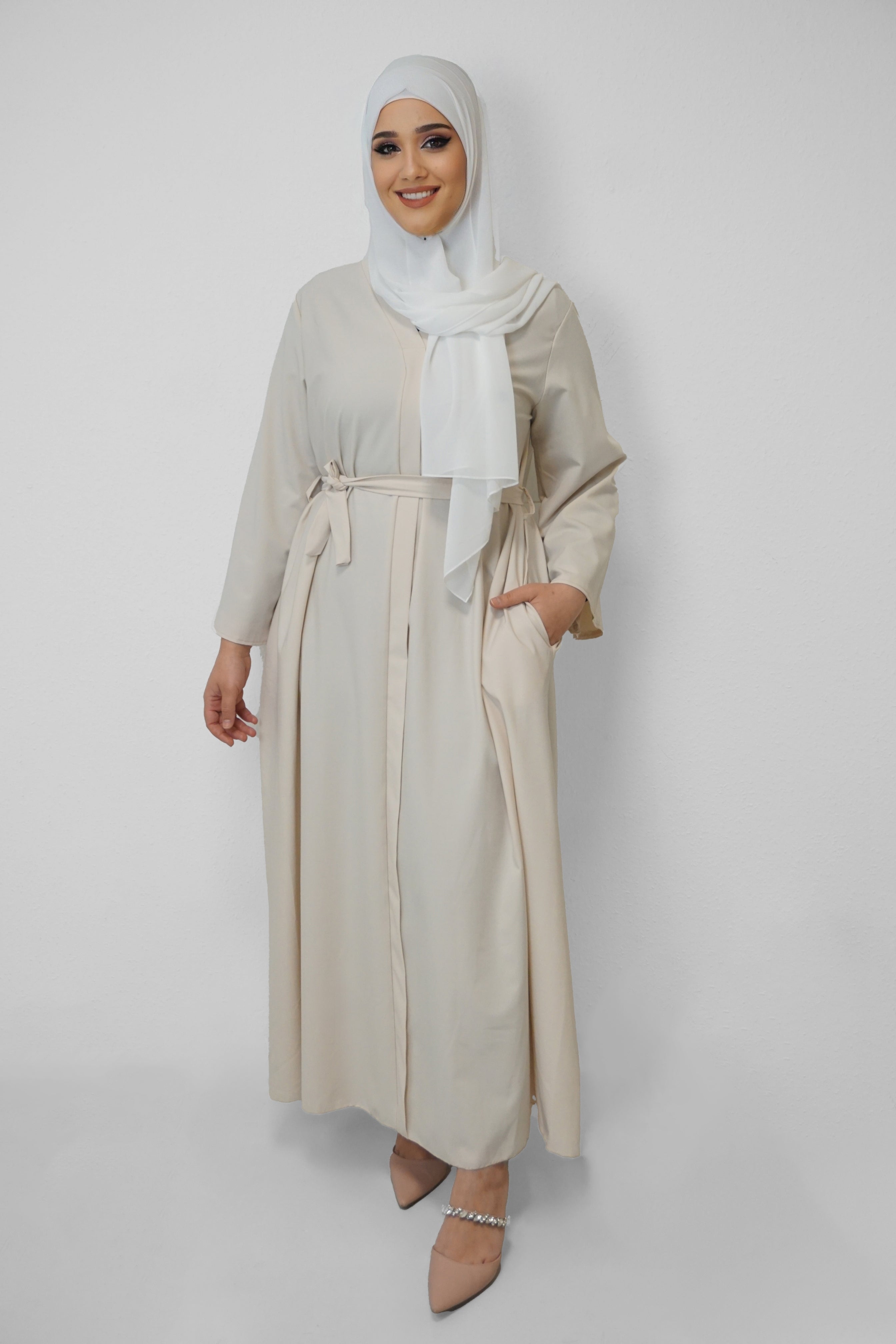 Abaya Fatina Elfenbein