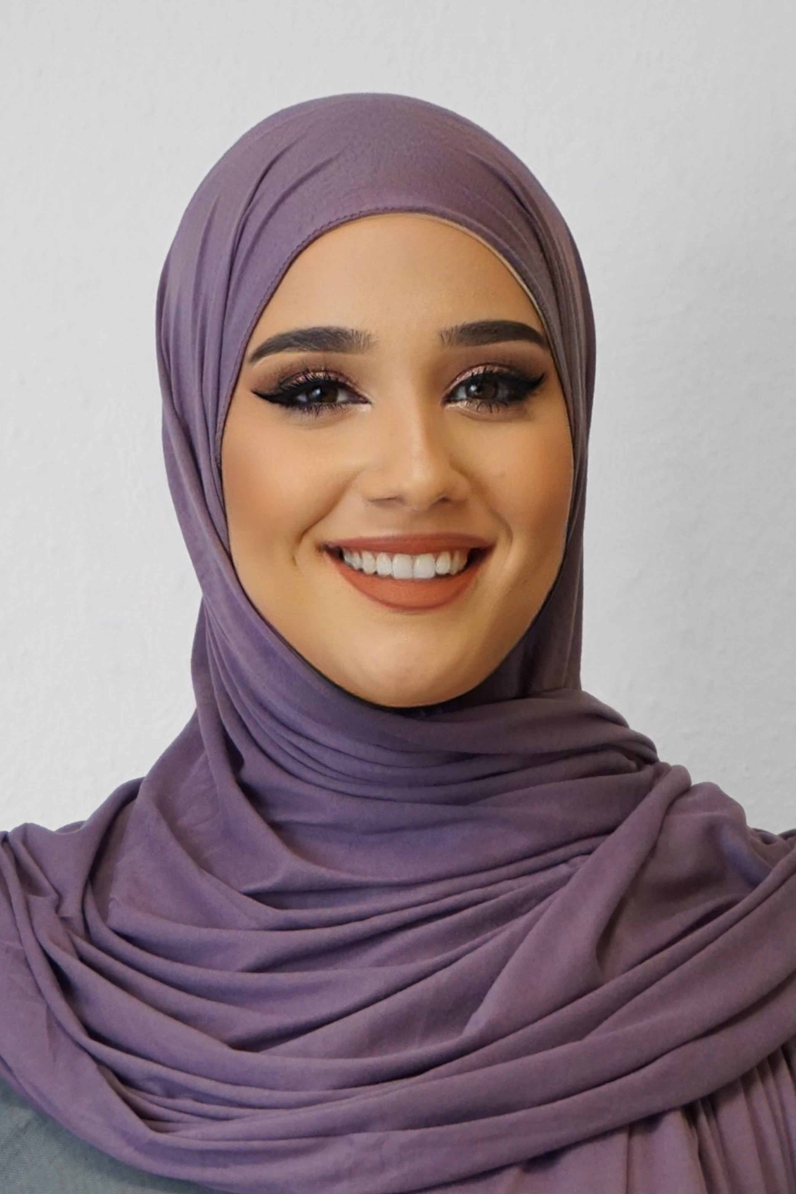 Jersey XL Hijab Darkviolett