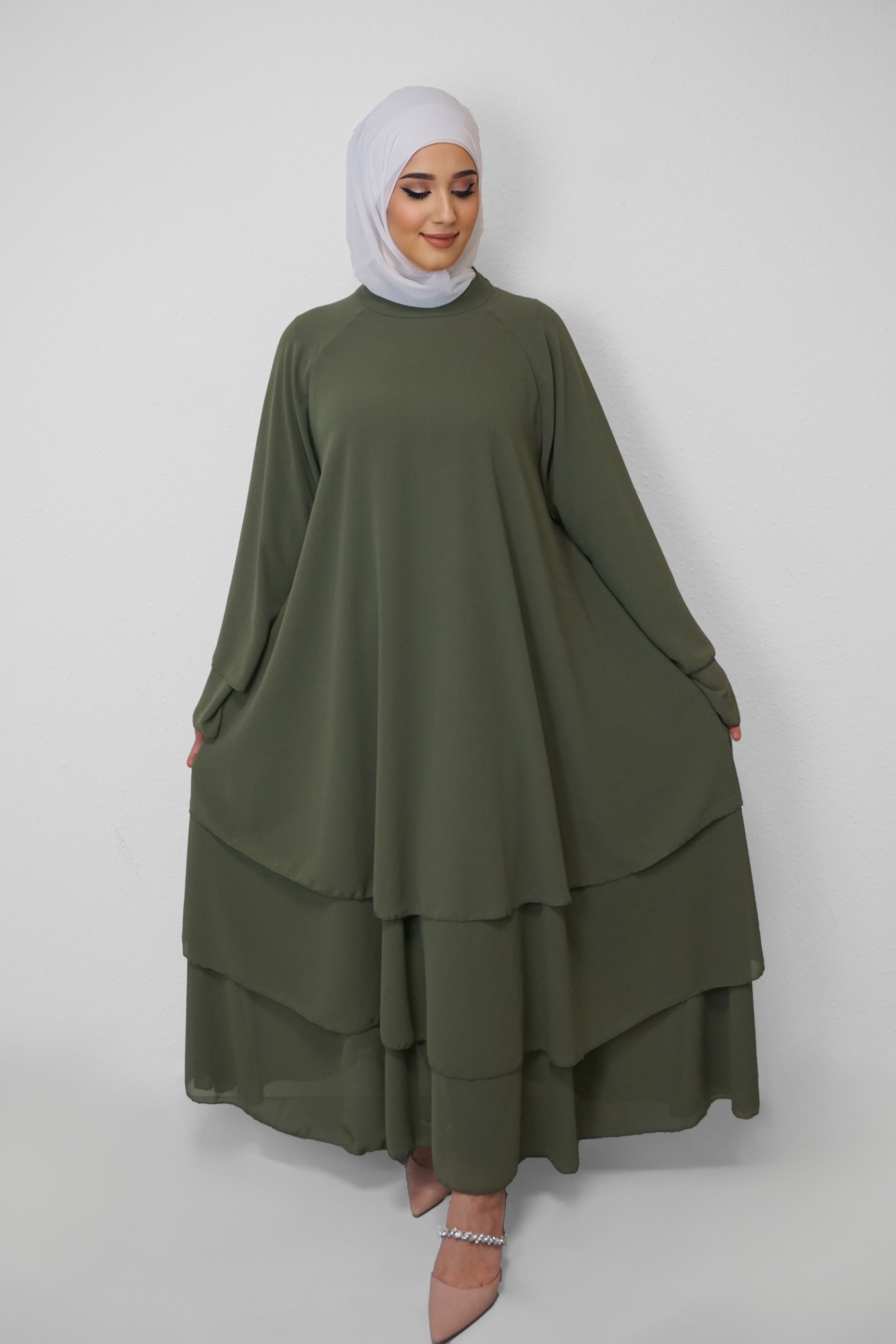 Abaya Chalisa Moosgrün