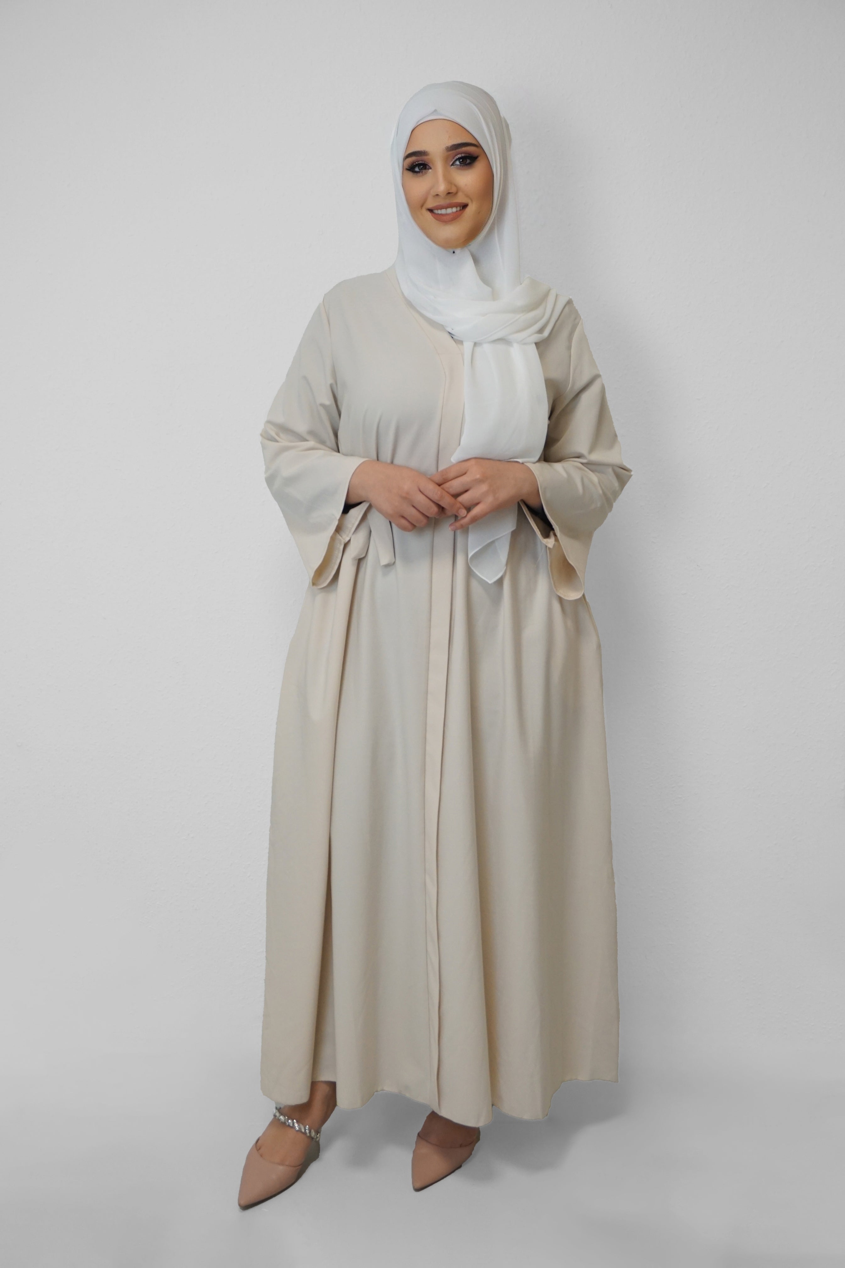 Abaya Fatina Elfenbein