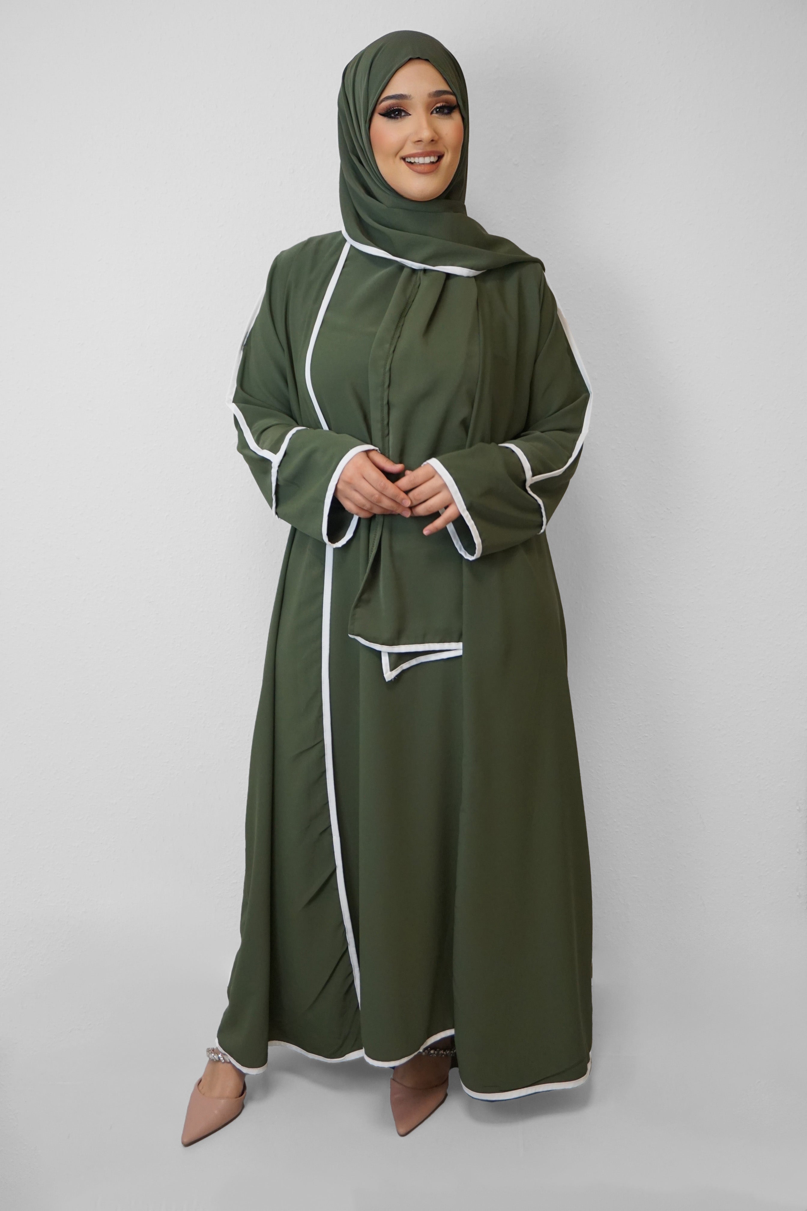 Abaya Budoor Oliv