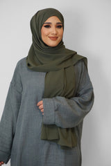 Crep Hijab Moosgrün