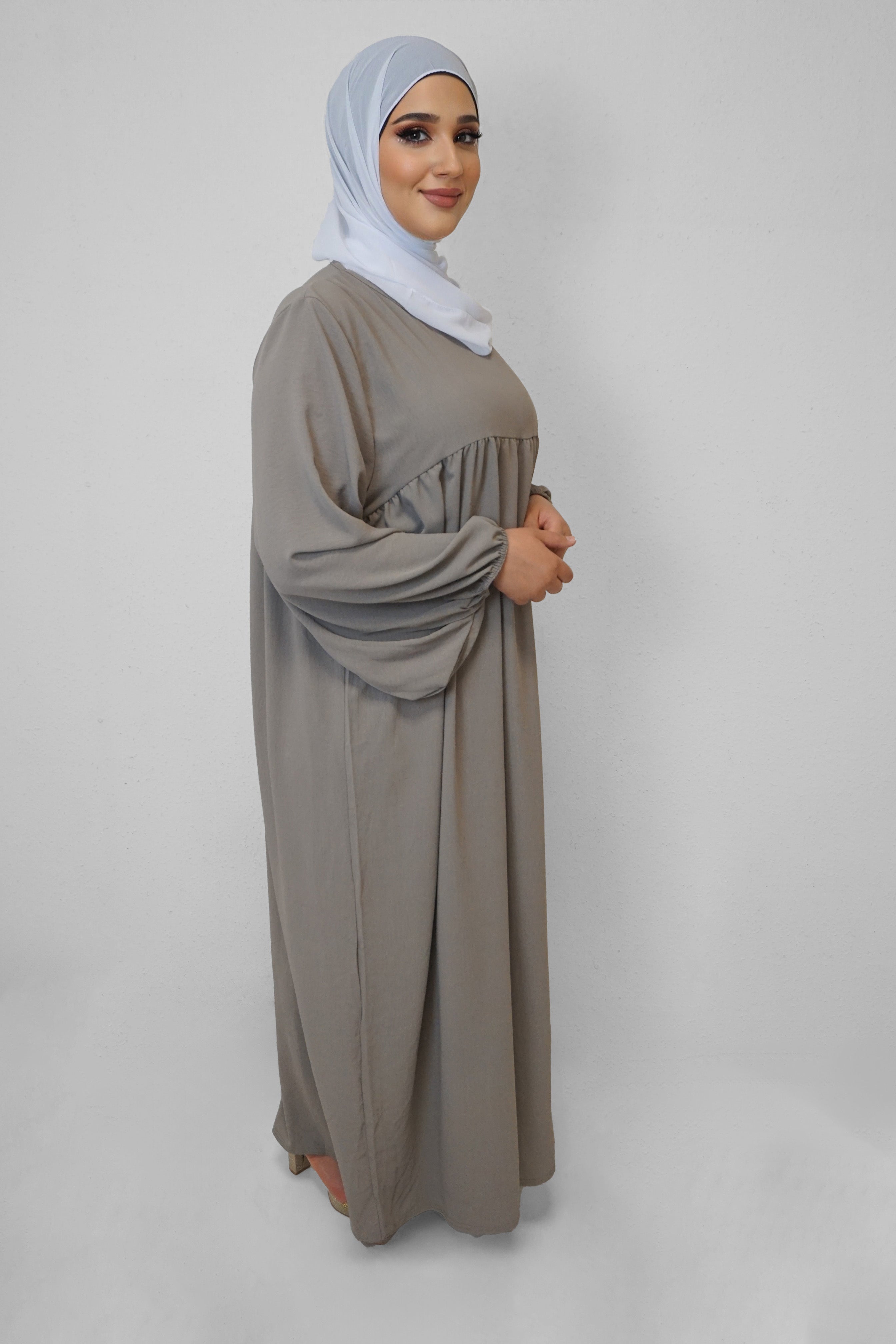 Abaya Faryal Taupe