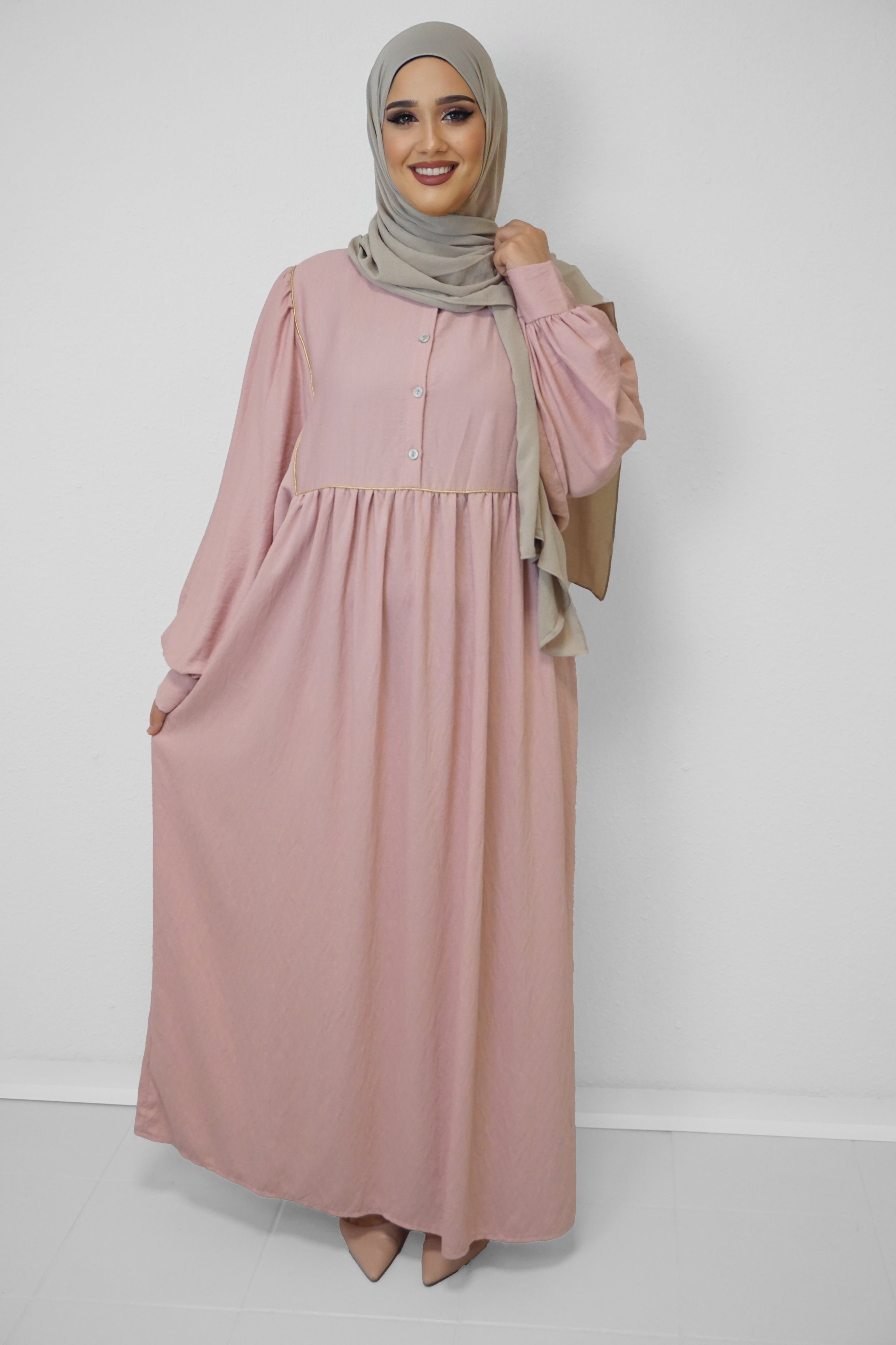 Abaya Mali Rosa