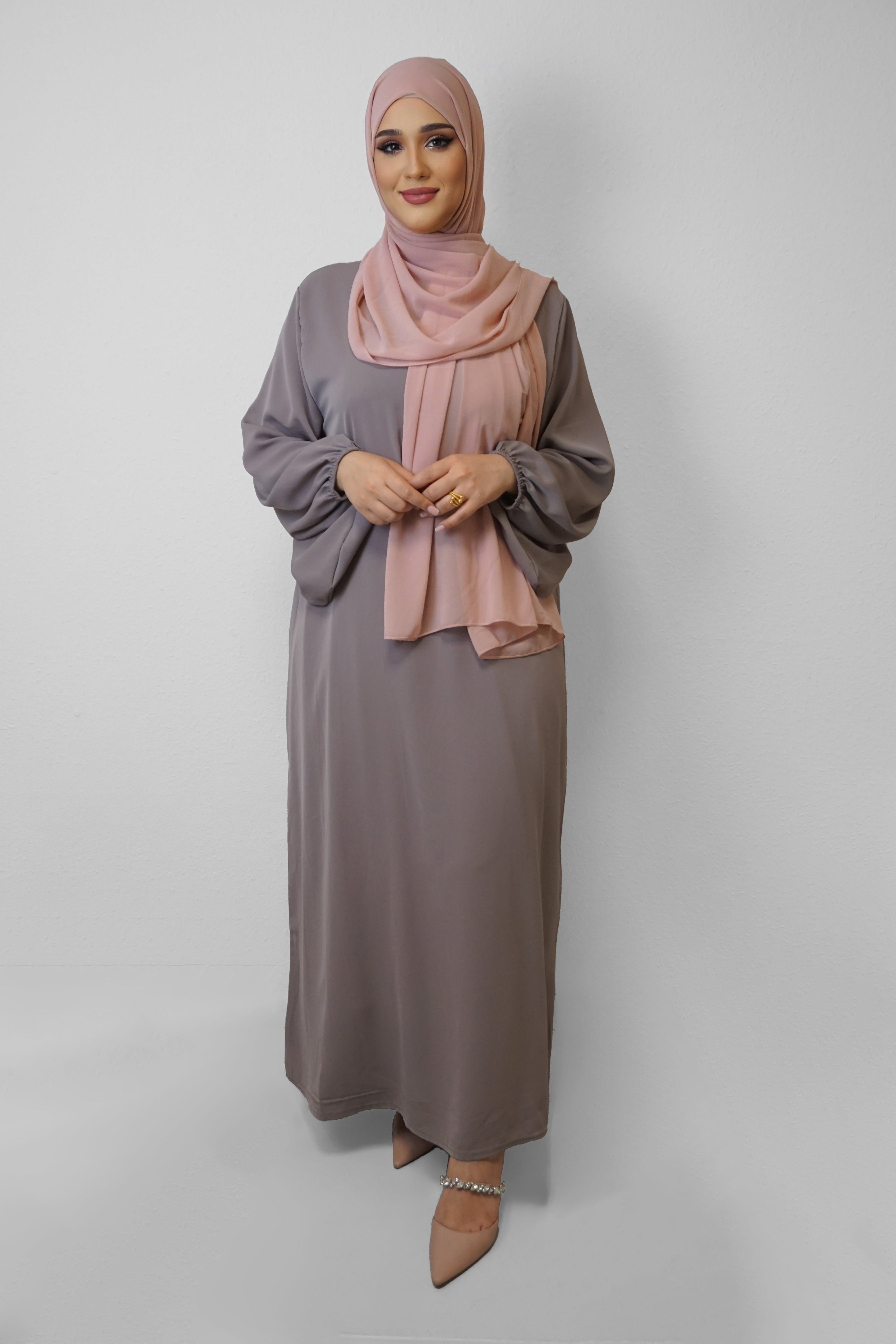 Abaya Amal Light-Taupe