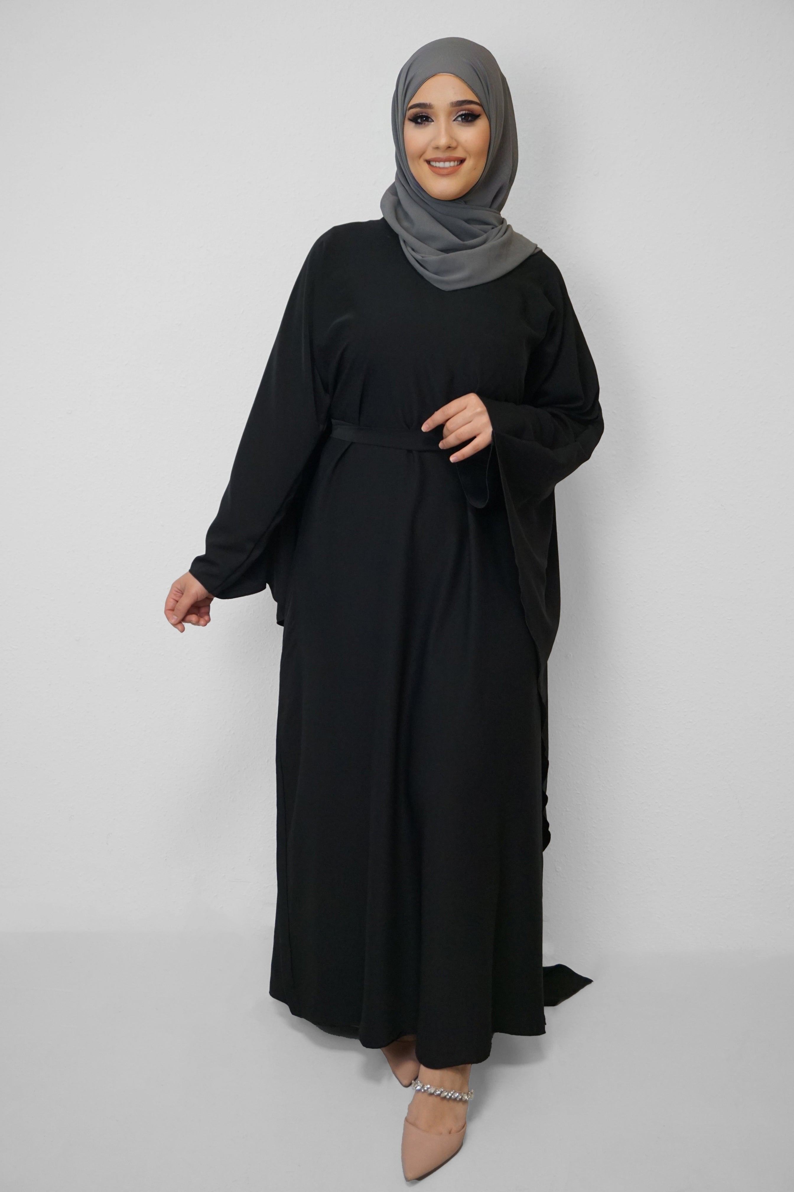 Abaya Essra Schwarz