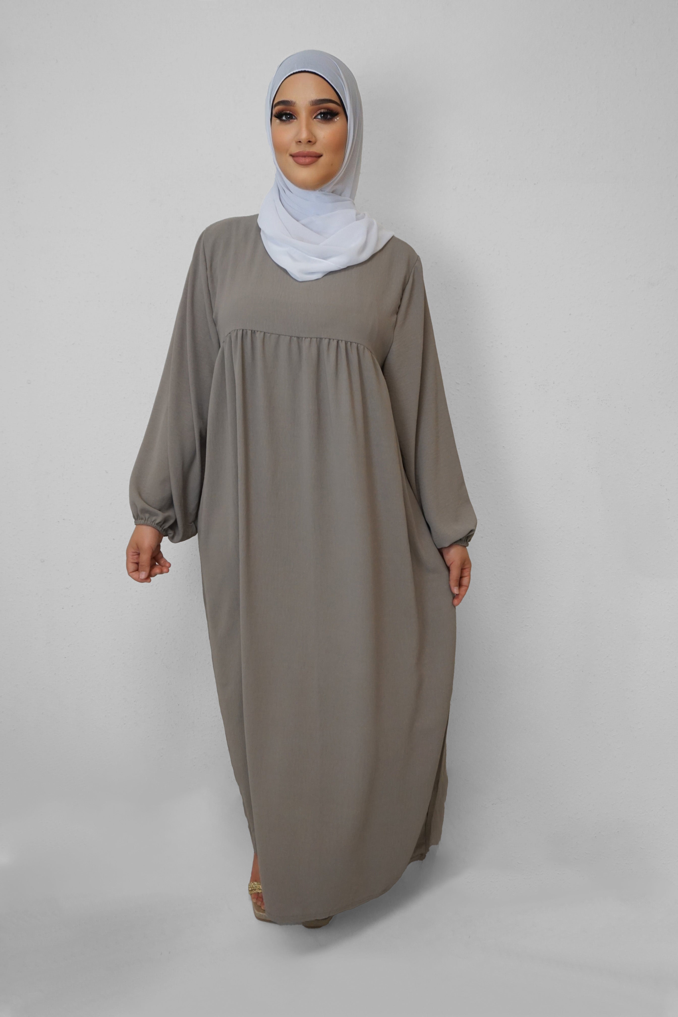 Abaya Faryal Taupe