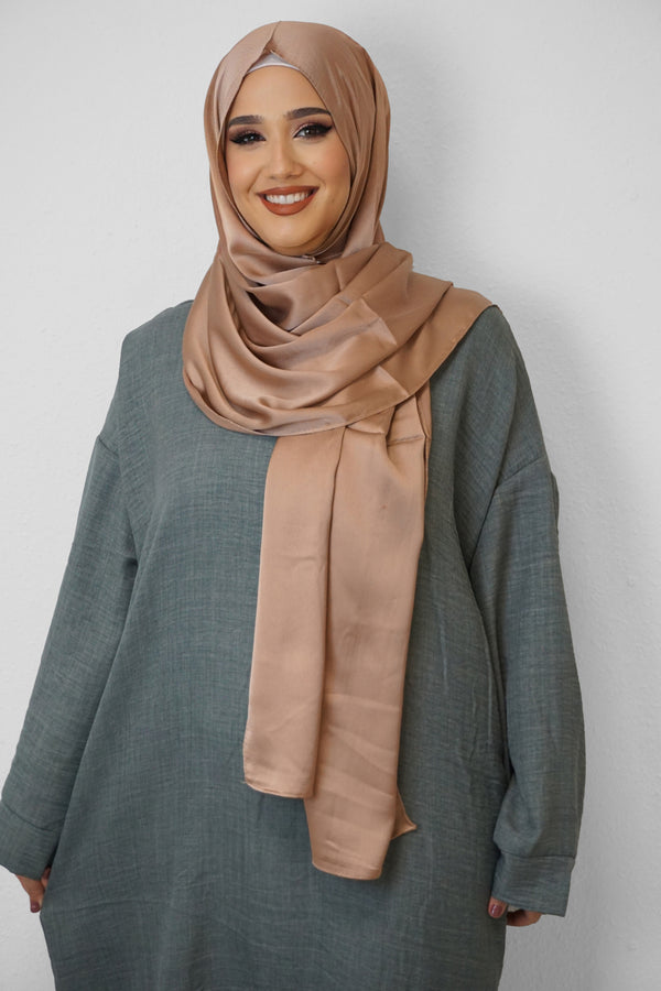 Satin Classic Hijab Gold