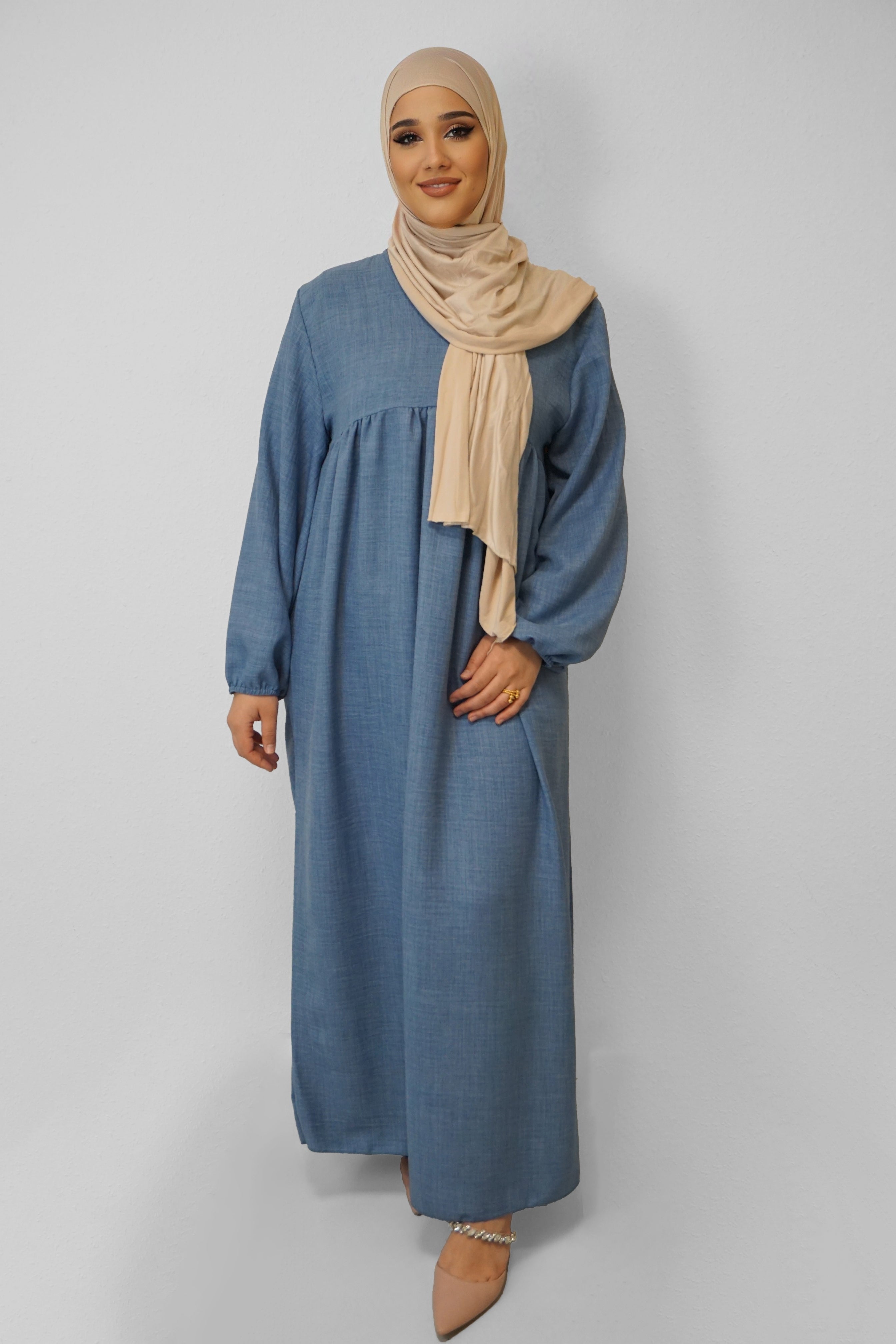 Abaya Monauwra Himmelblau