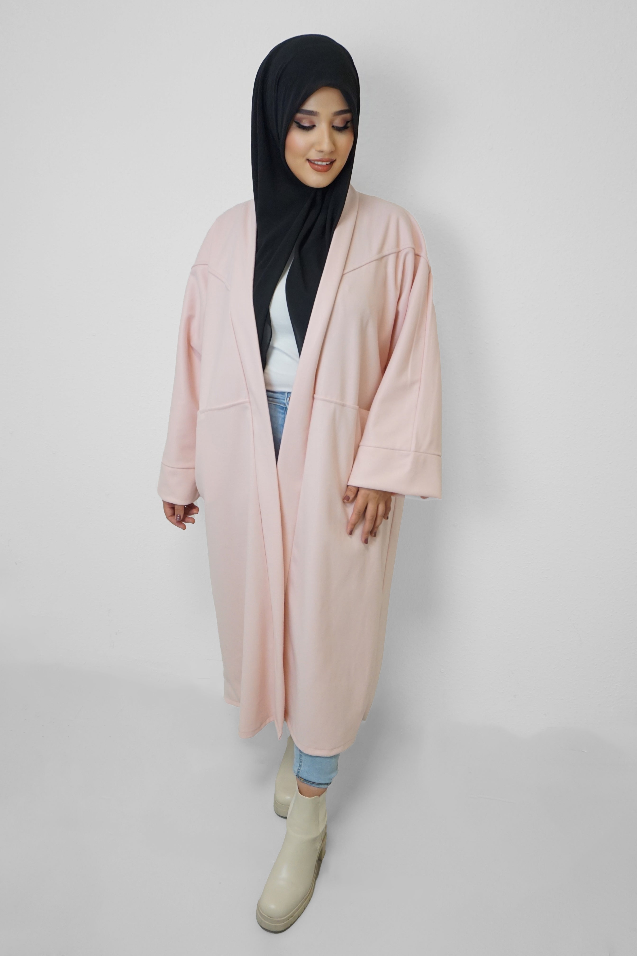 Cardigan Qamar Rosa