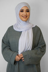 Premium Jersey Hijab Weiss