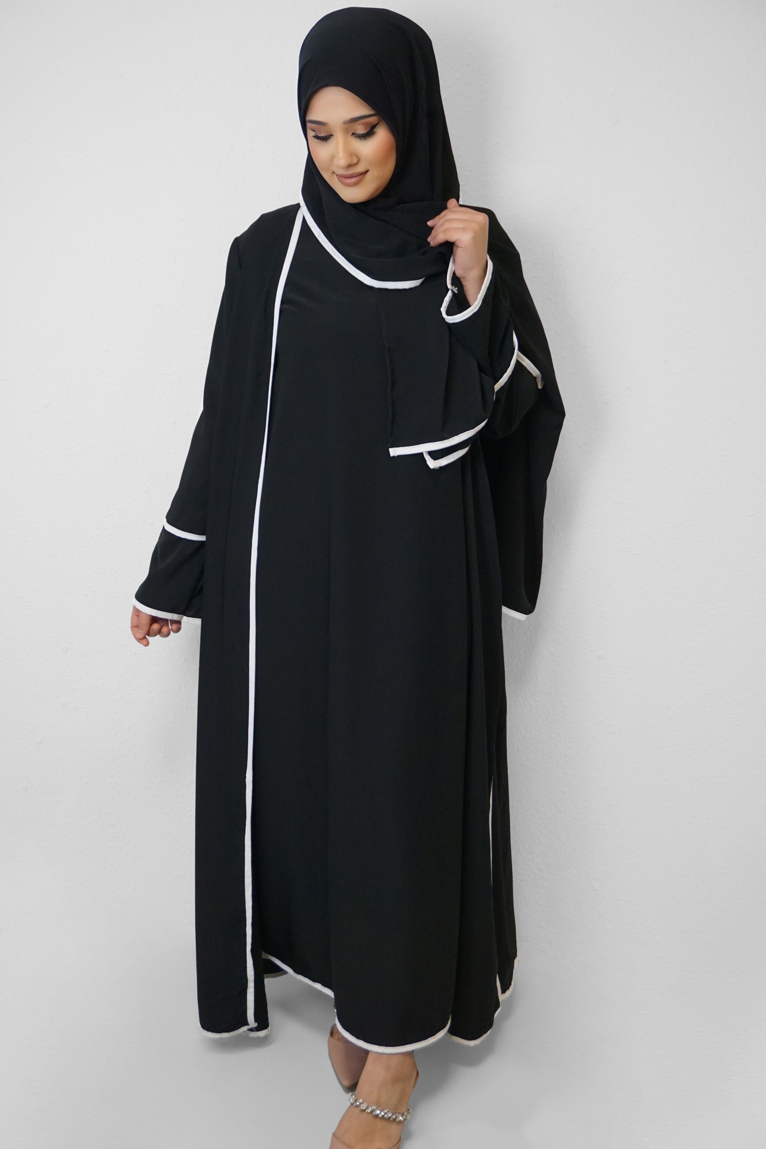 Abaya Budoor Schwarz