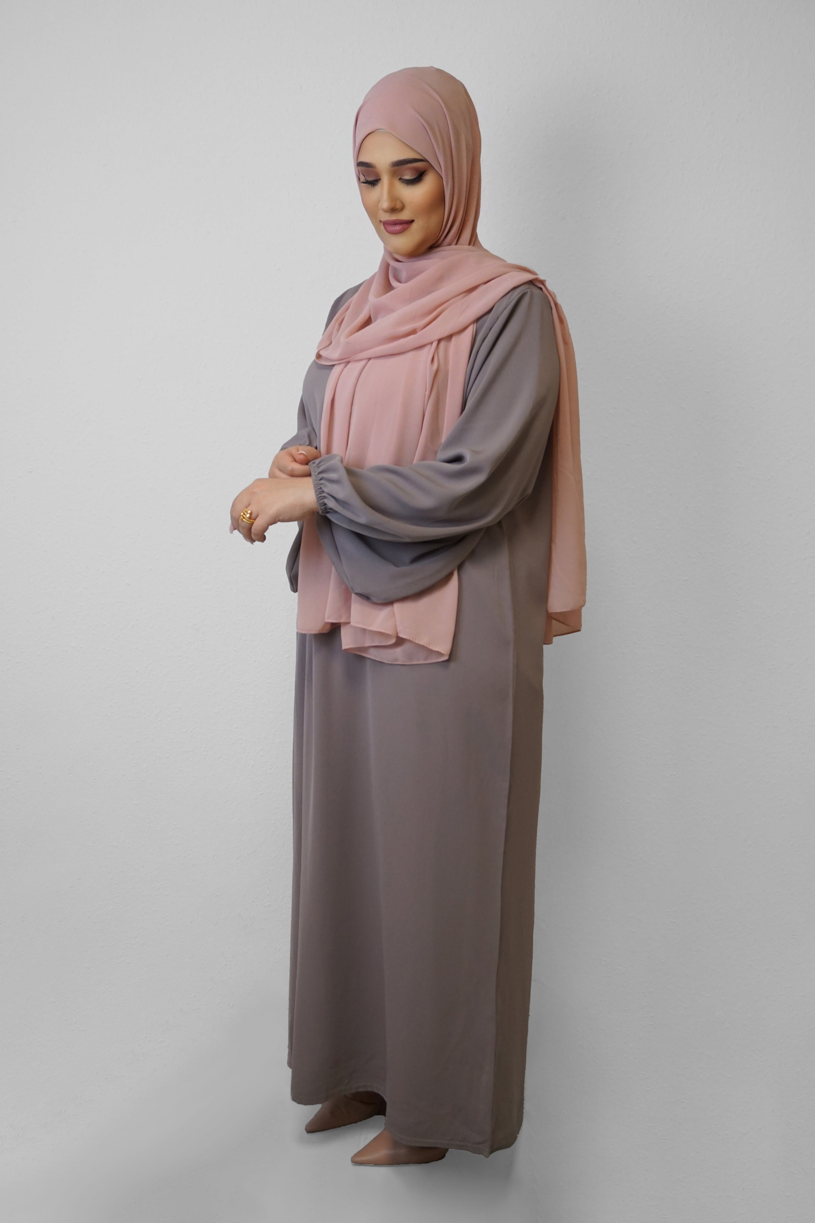 Abaya Amal Light-Taupe