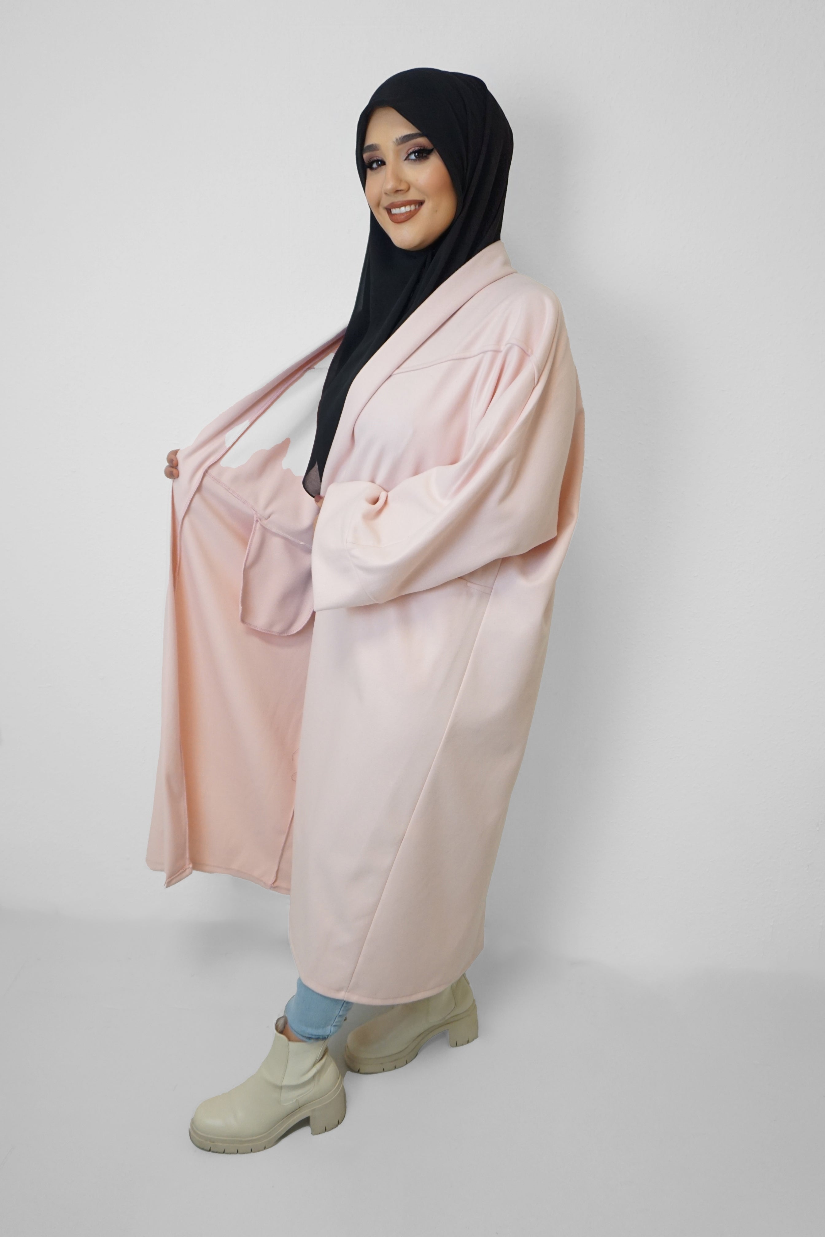 Cardigan Qamar Rosa