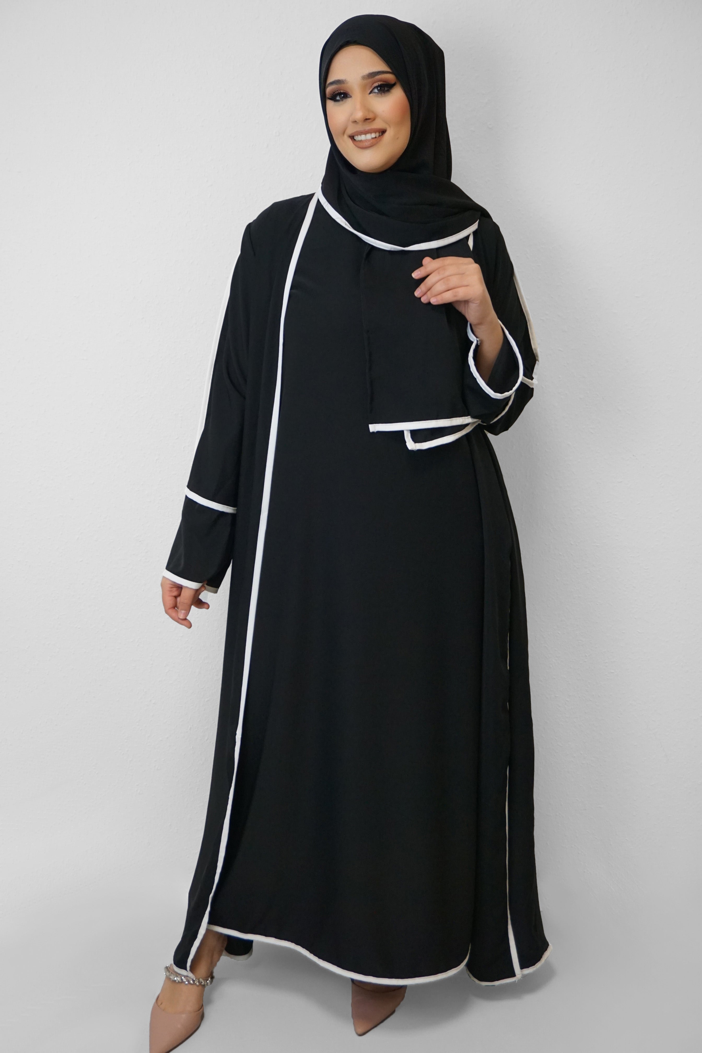 Abaya Budoor Schwarz