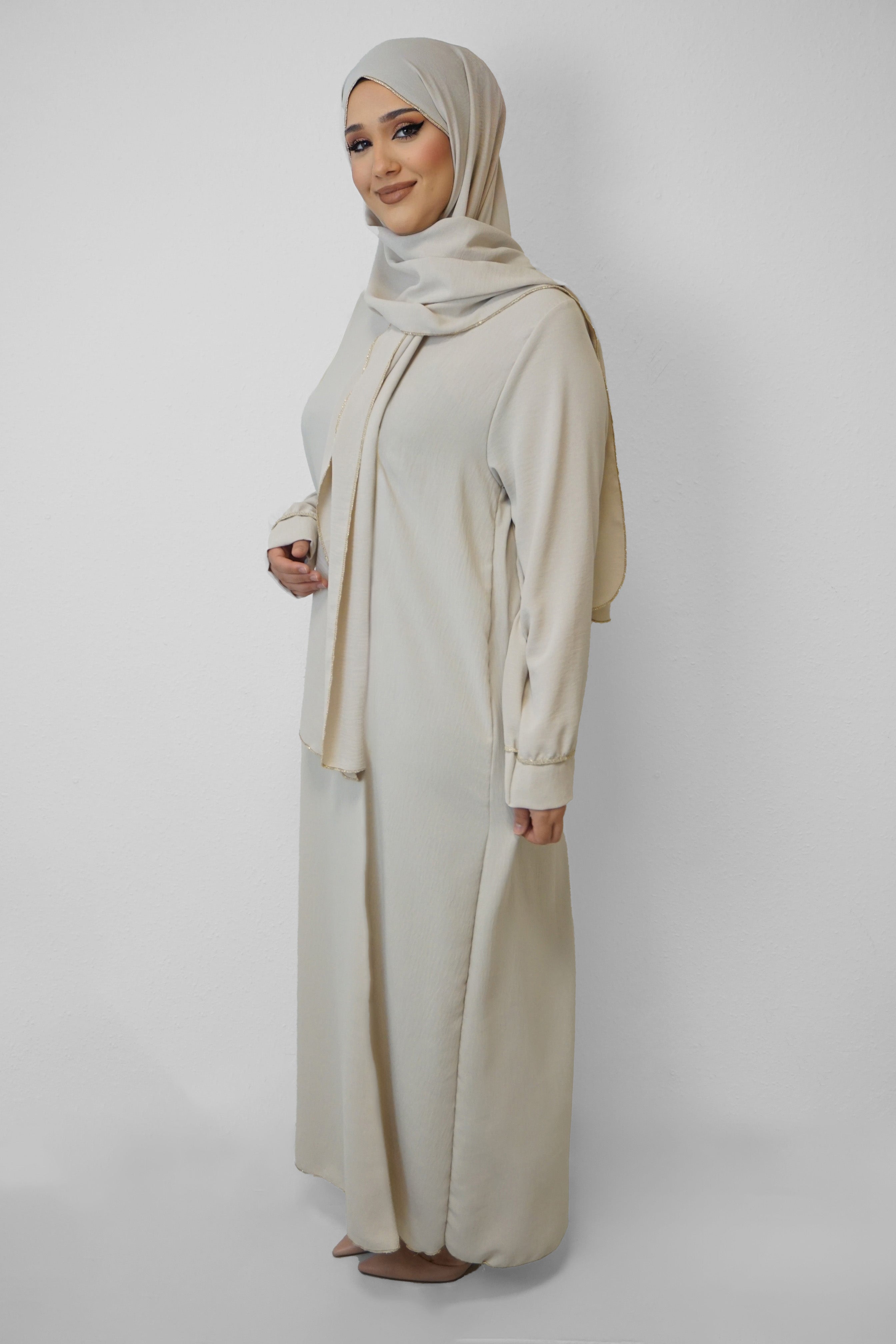 Abaya Cherin Beige