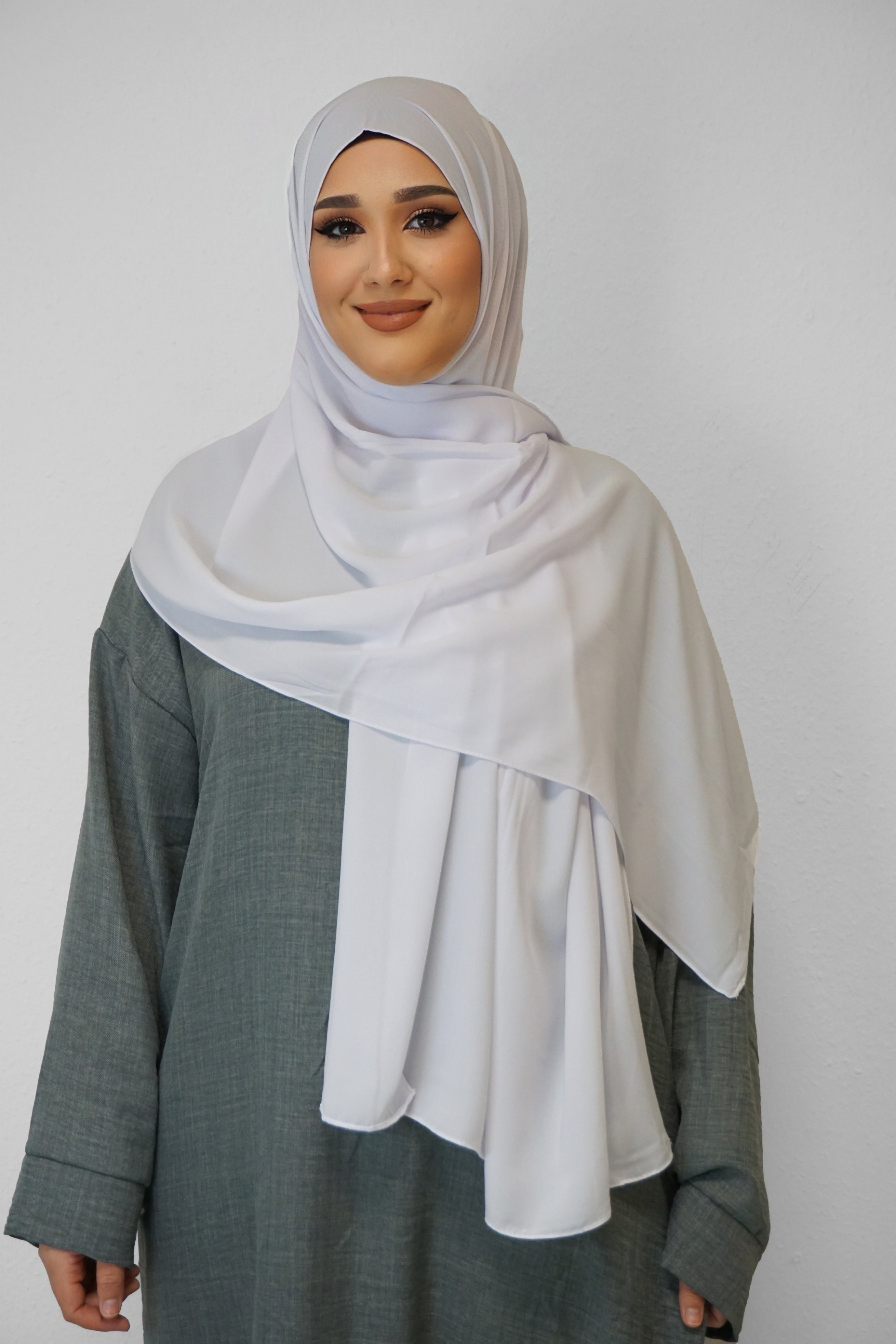 Medina Hijab Weiss