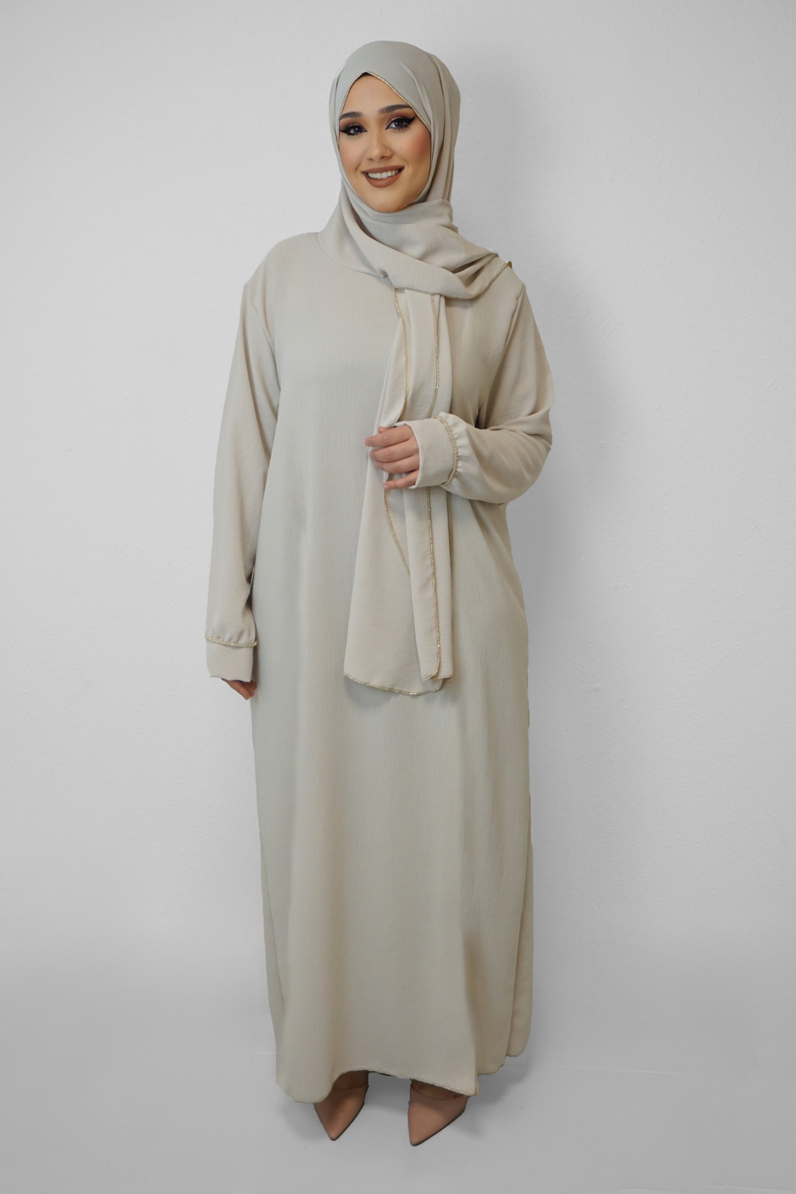 Abaya Cherin Beige