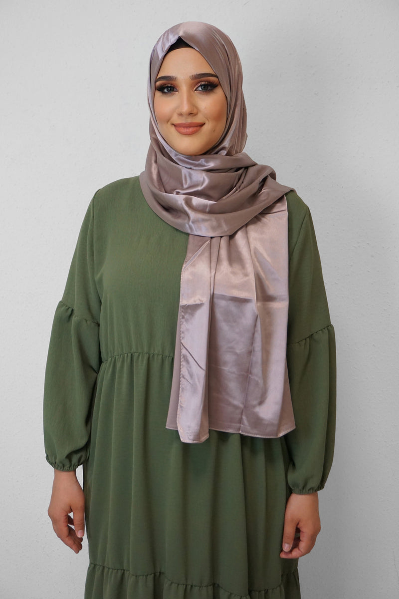 Satin Classic Hijab Darkblush