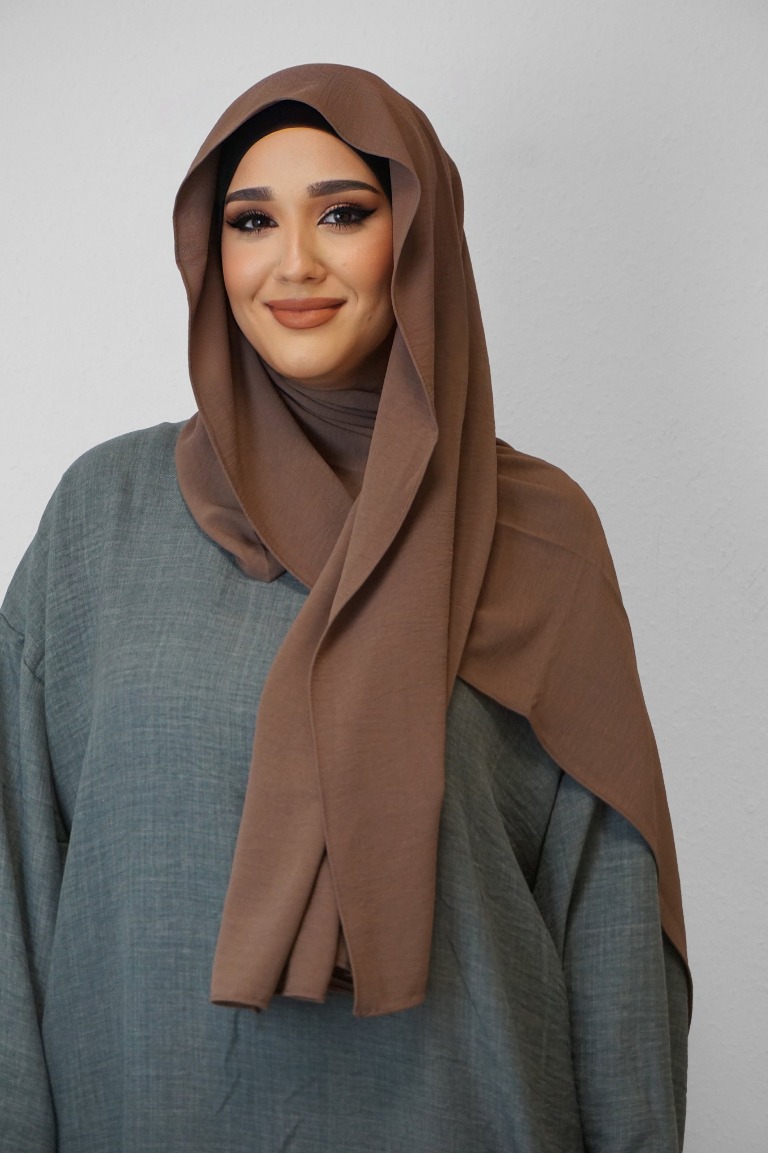 Jazz Hijab Dunkelbraun