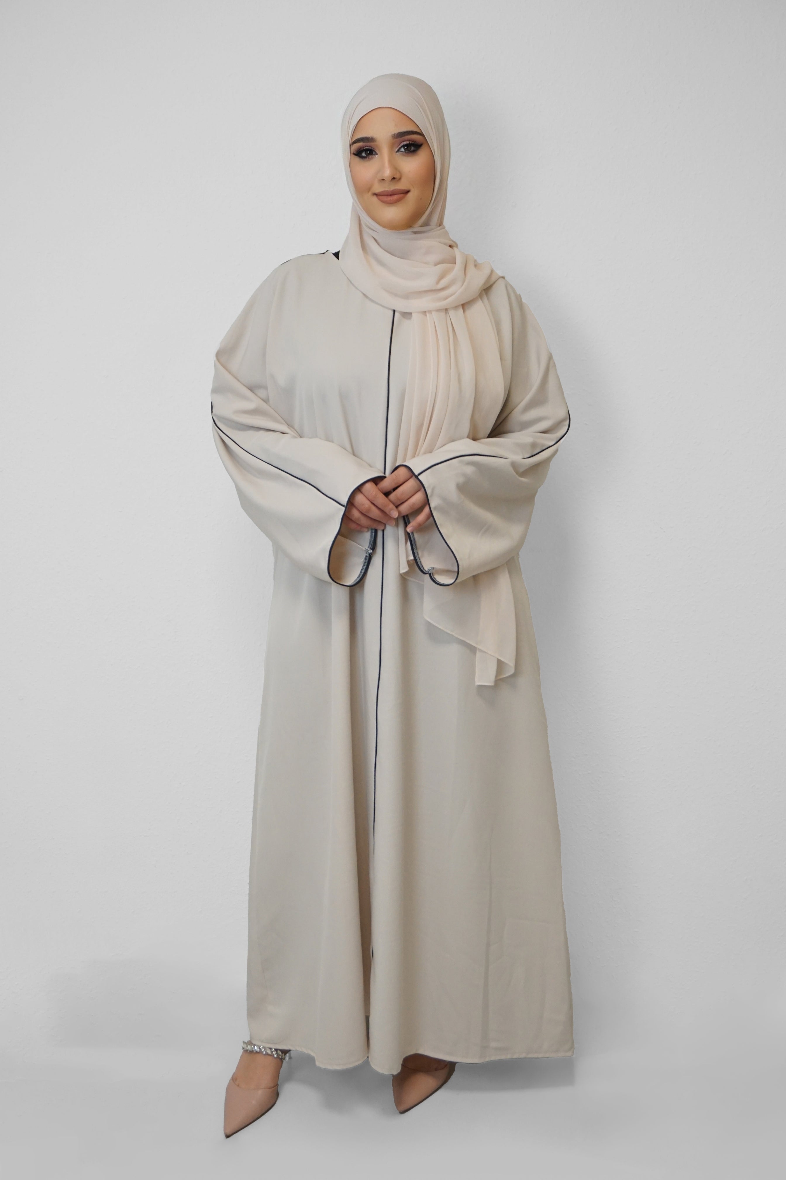 Abaya Erina Elfenbein